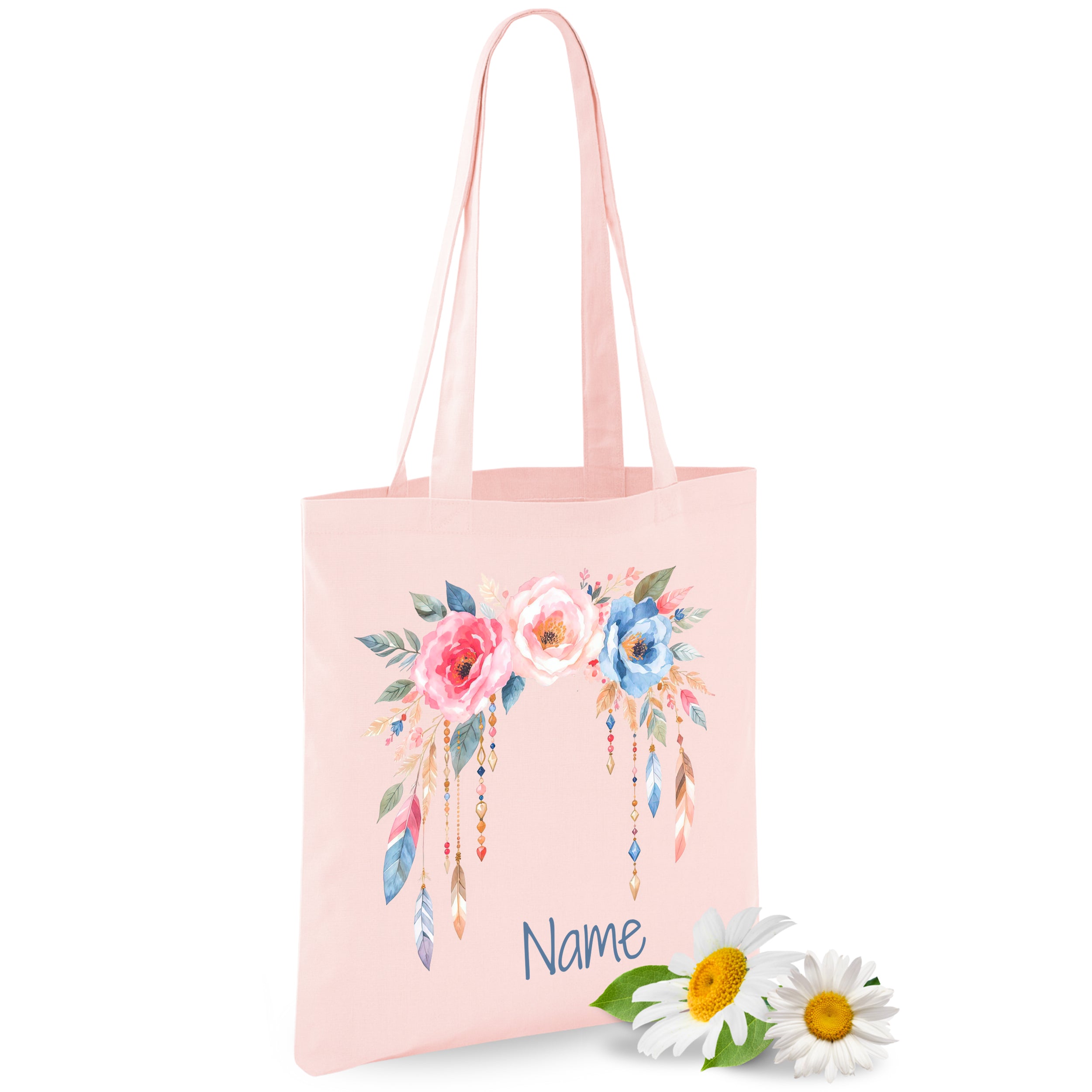 Tasche mit Blumenmotiv