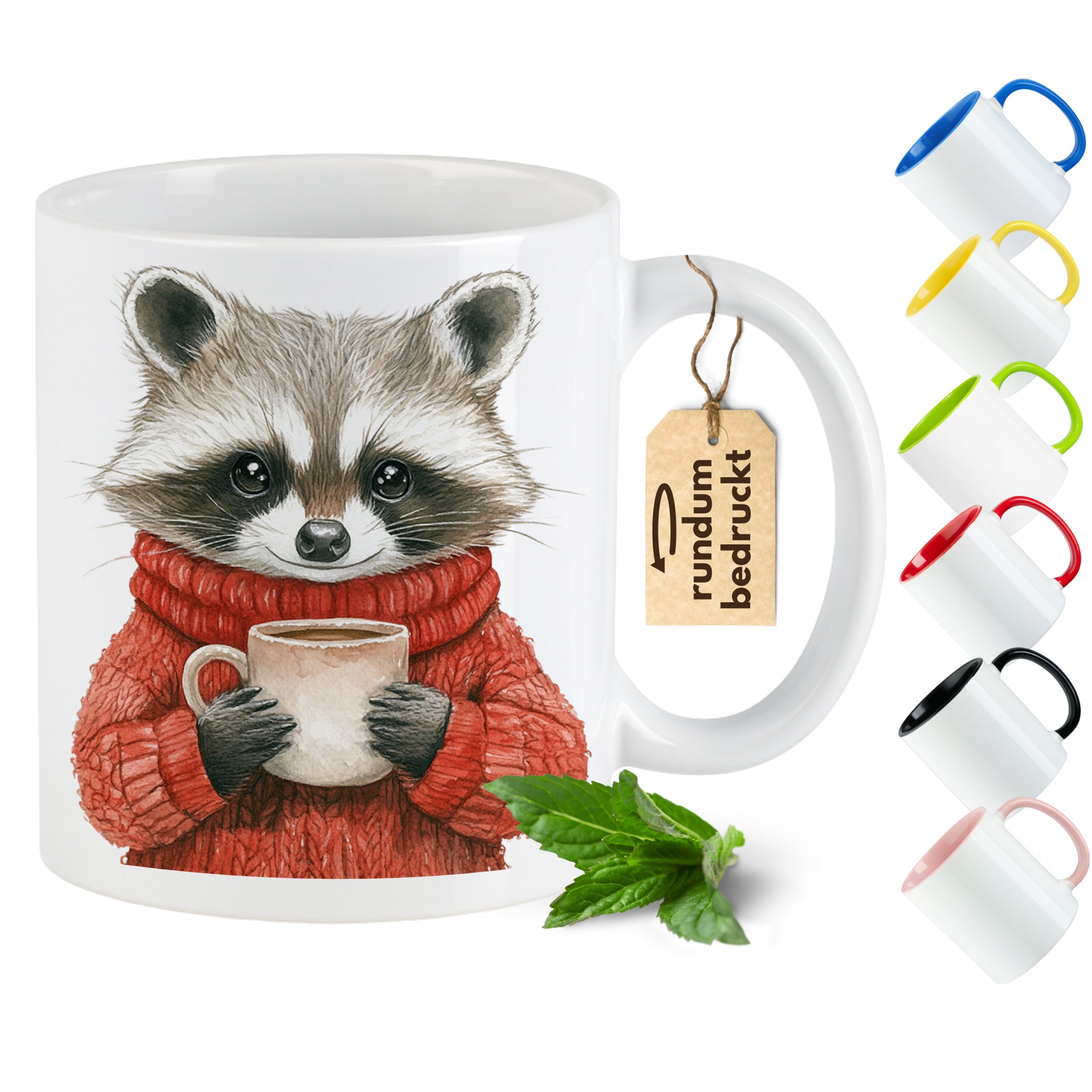 Tasse Waschbär