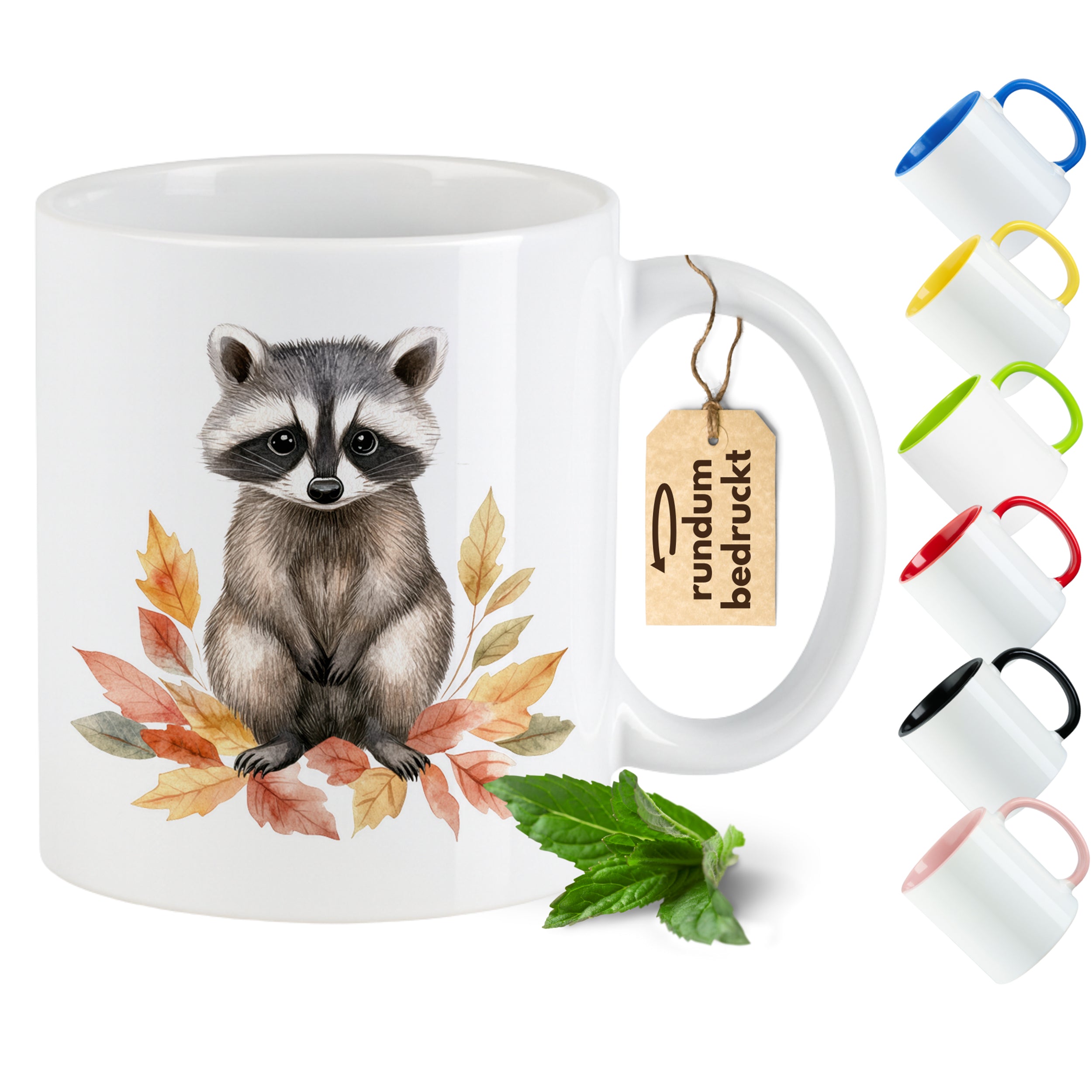 Tasse Waschbär
