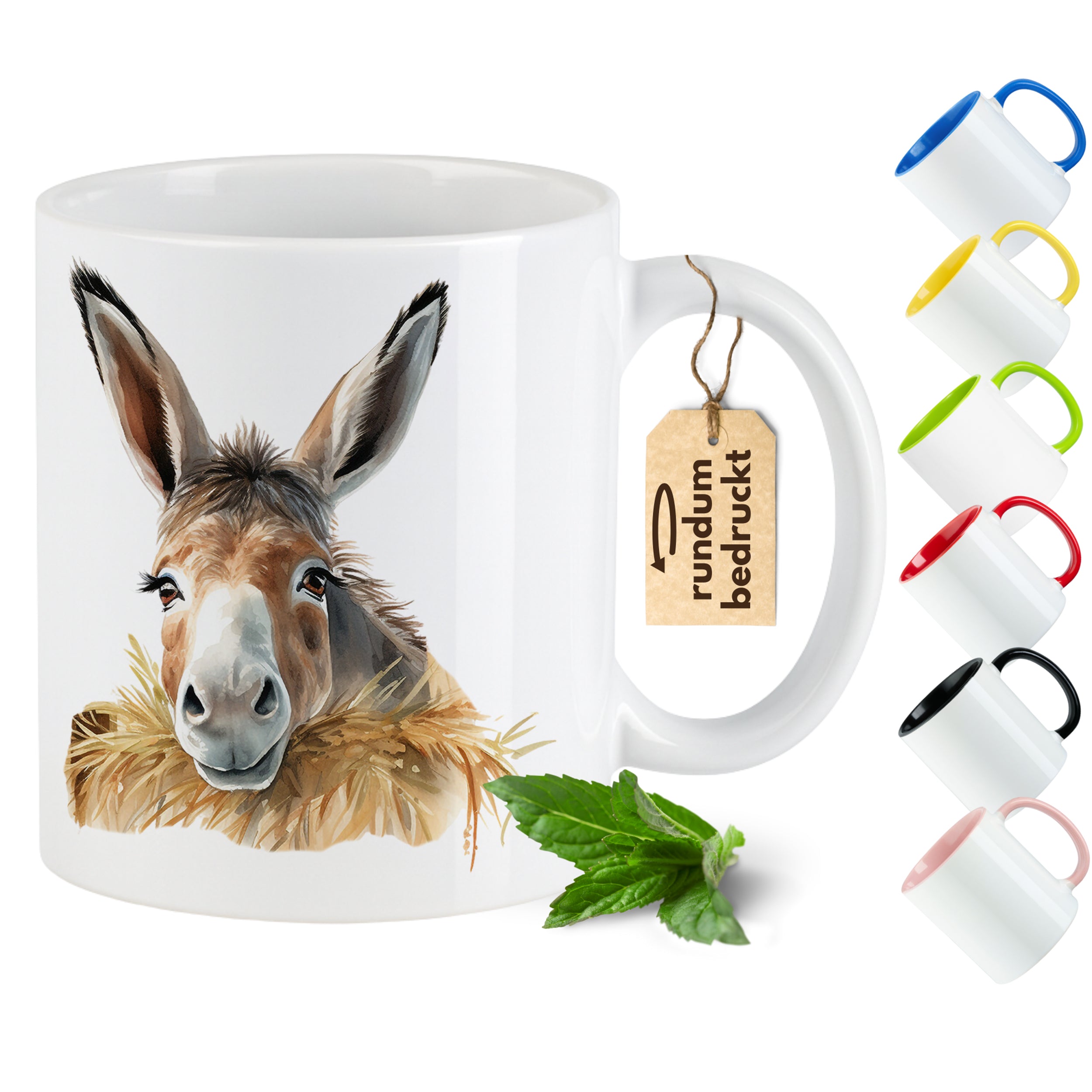 Tasse Esel