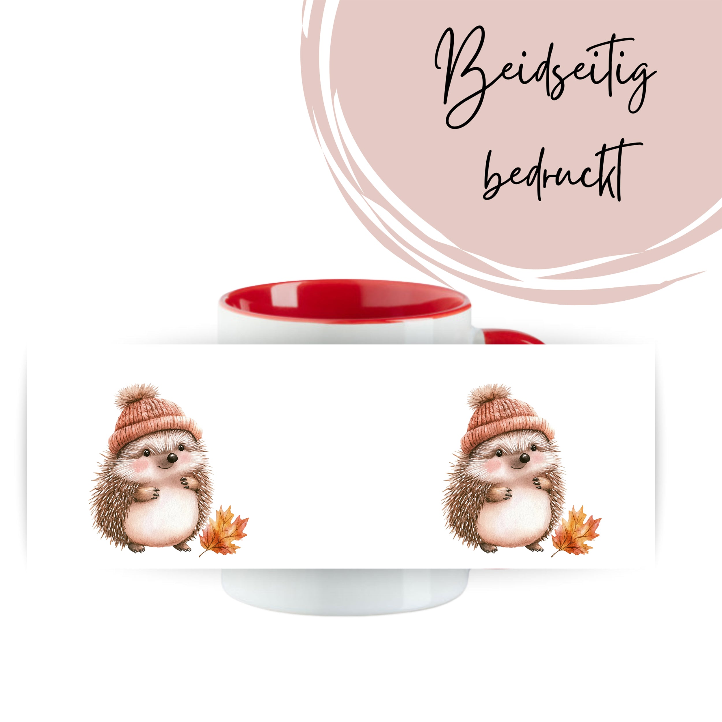Tasse Igel mit Mütze