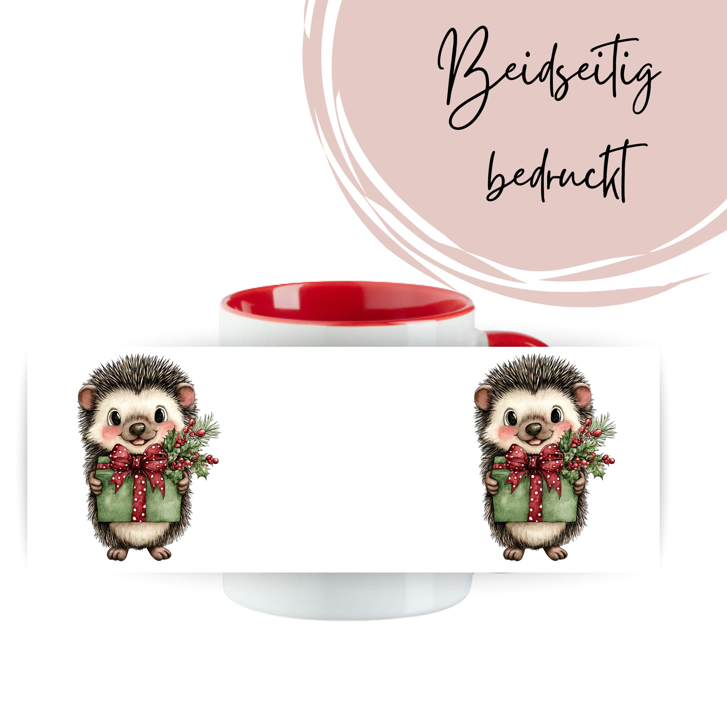 Tasse Igel mit Geschenk