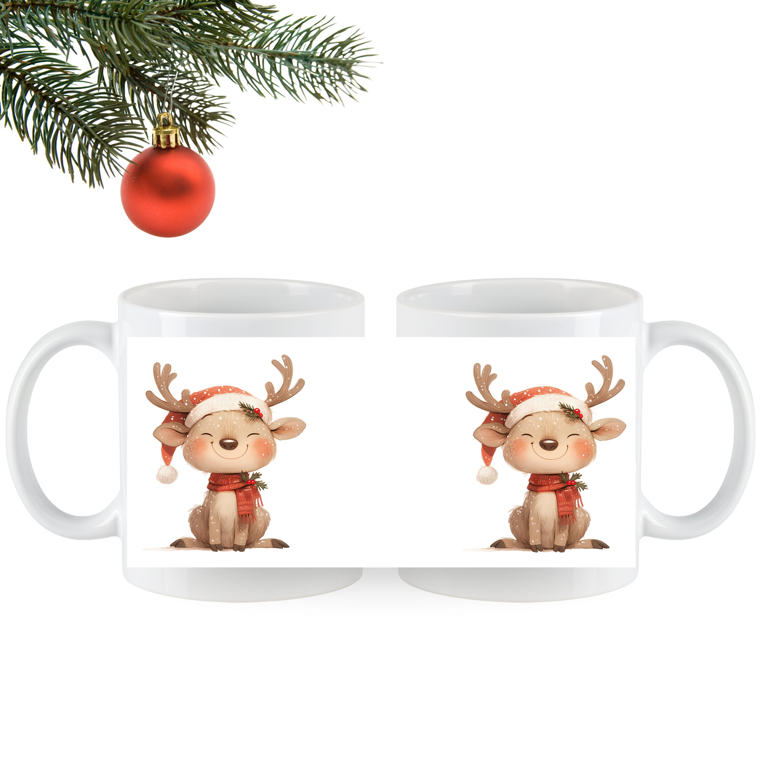 Weihnachtstasse Rentier