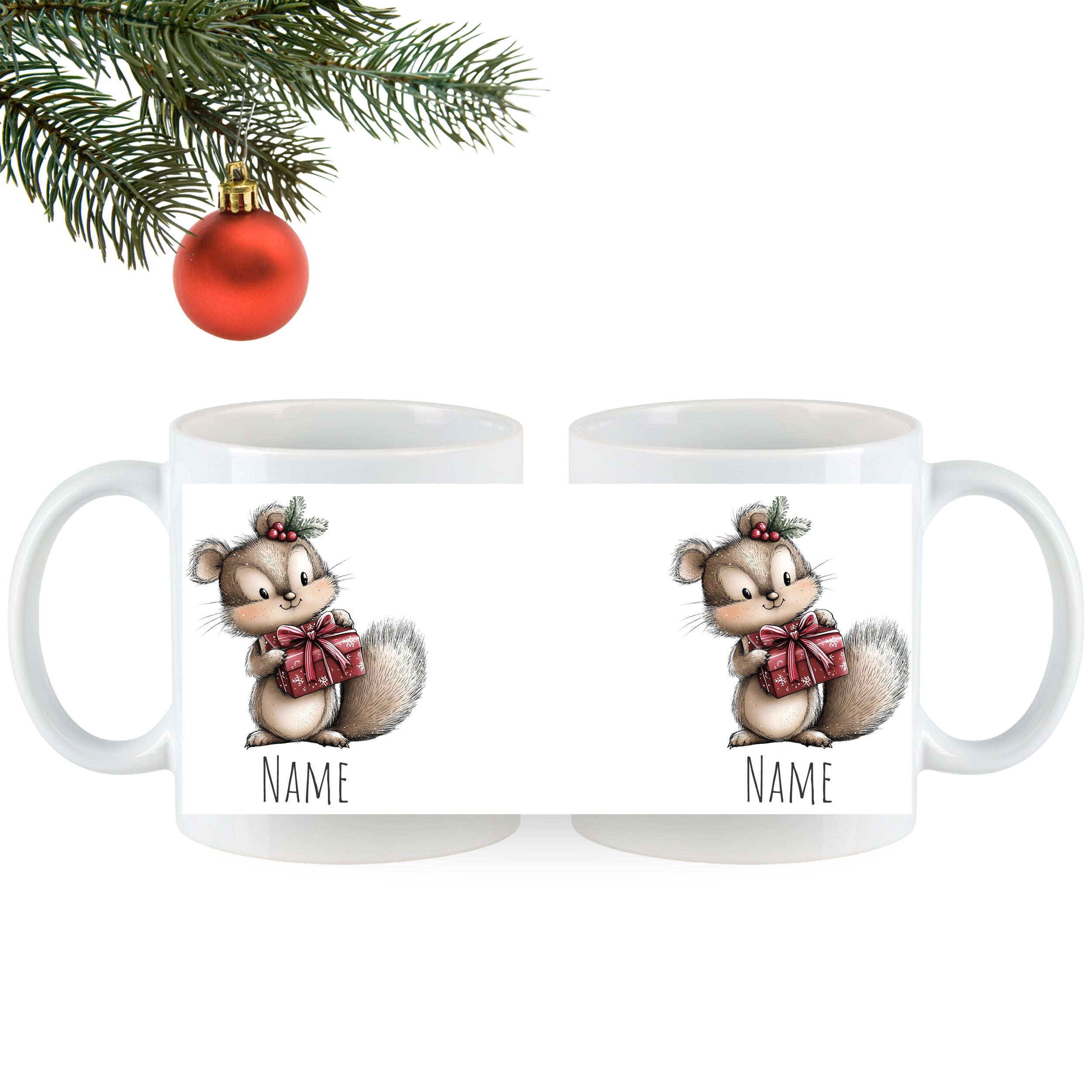 Tasse mit Eichhörnchen