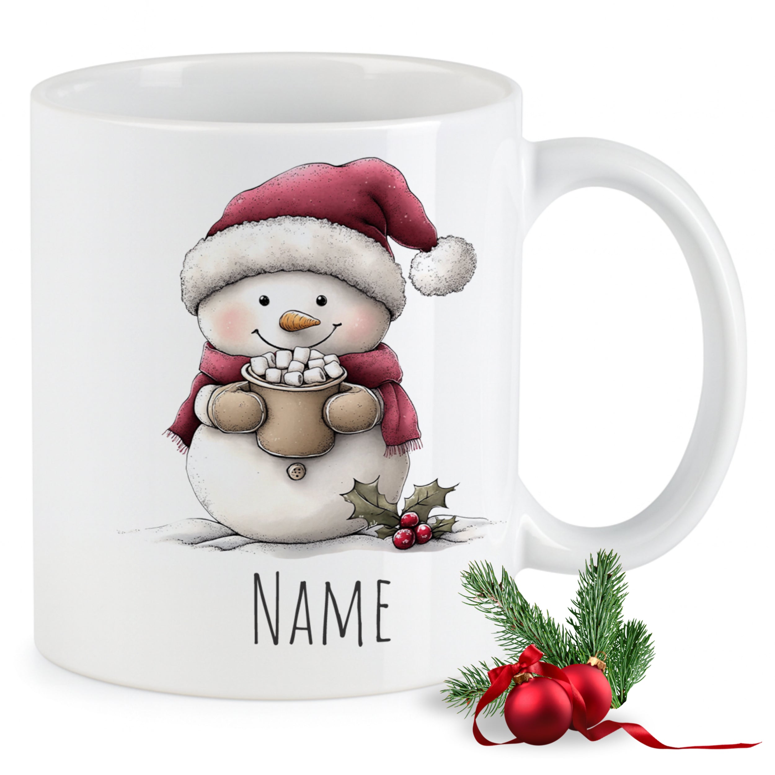 Tasse Schneemann