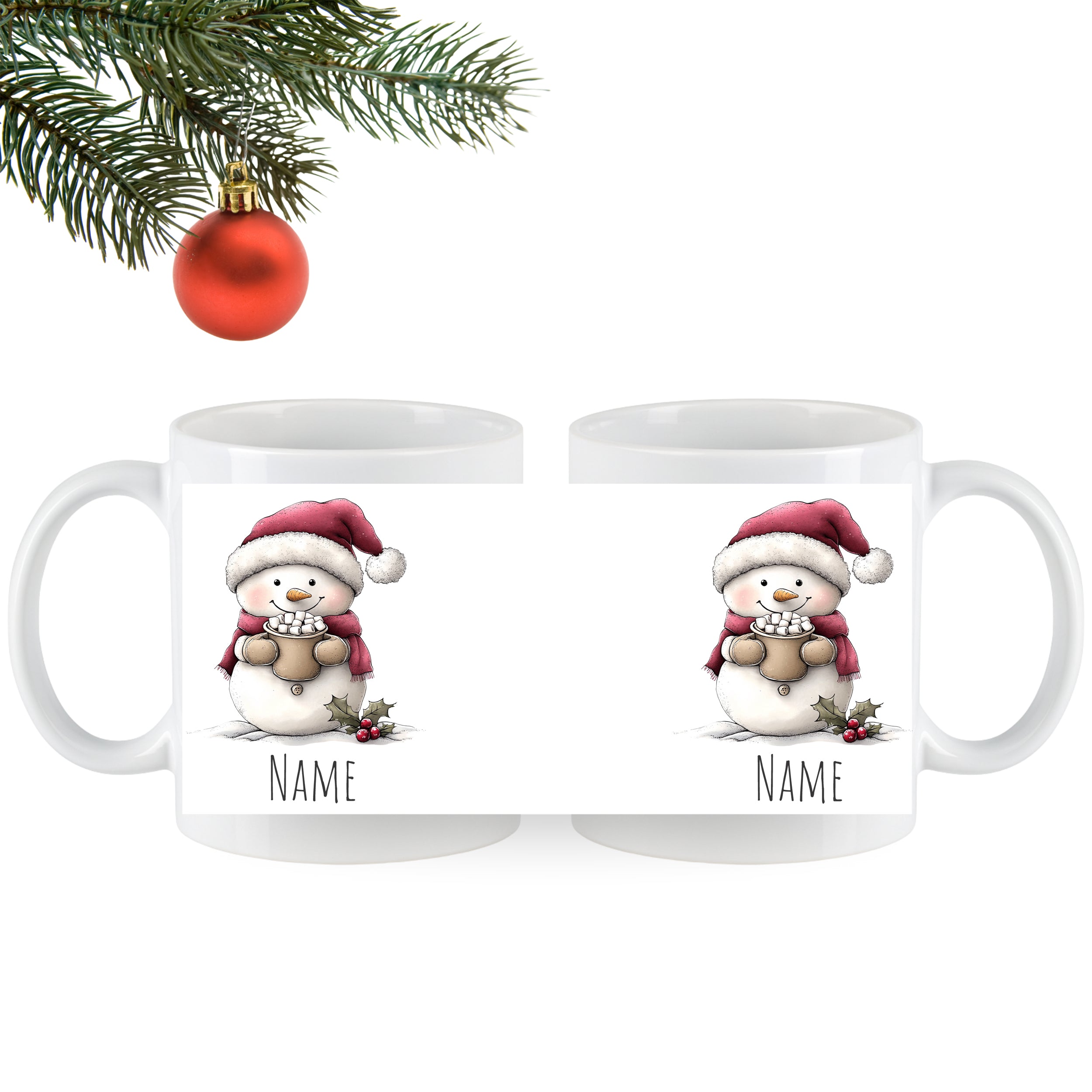 Tasse Schneemann