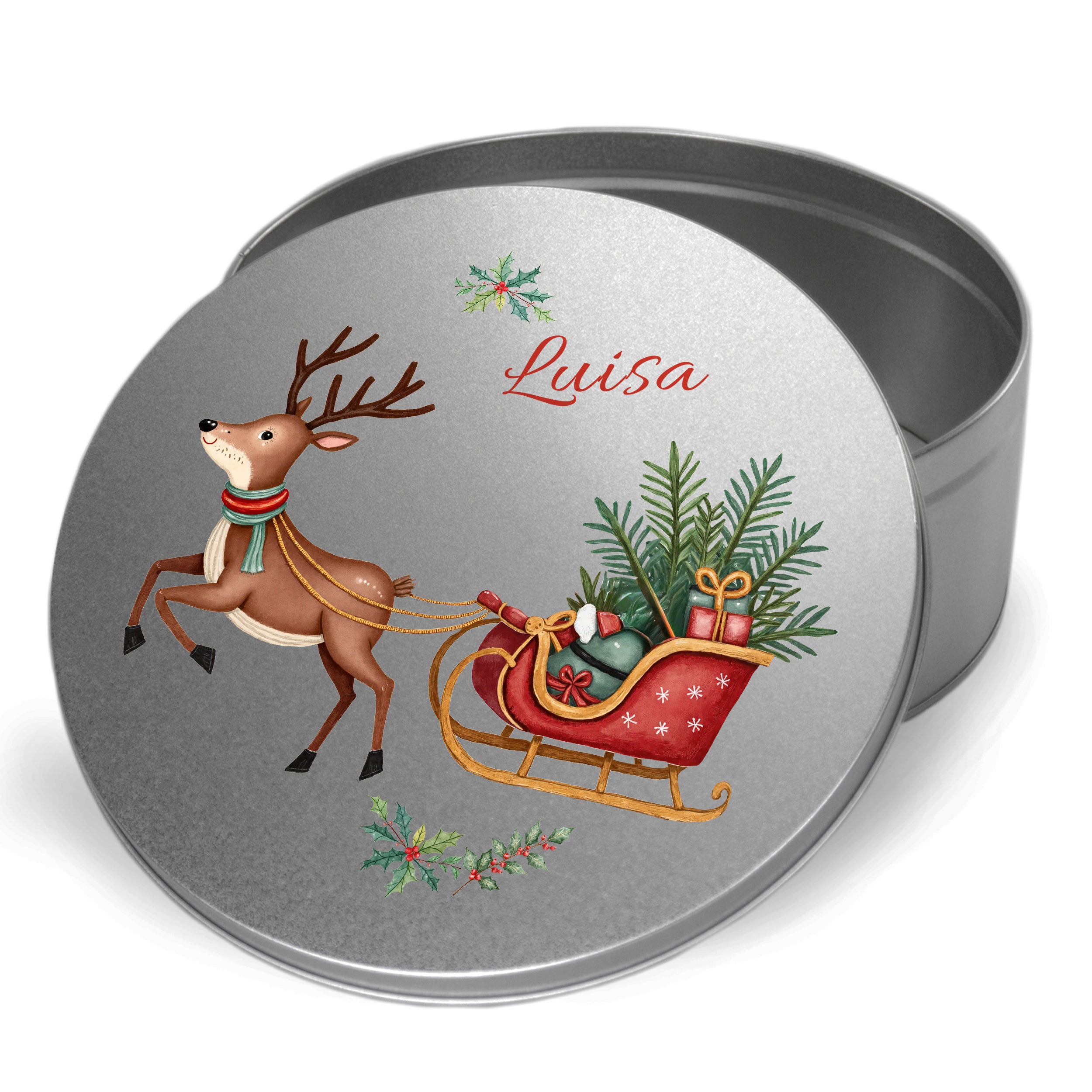 Keksdose Rentier - Für festliche Leckereien