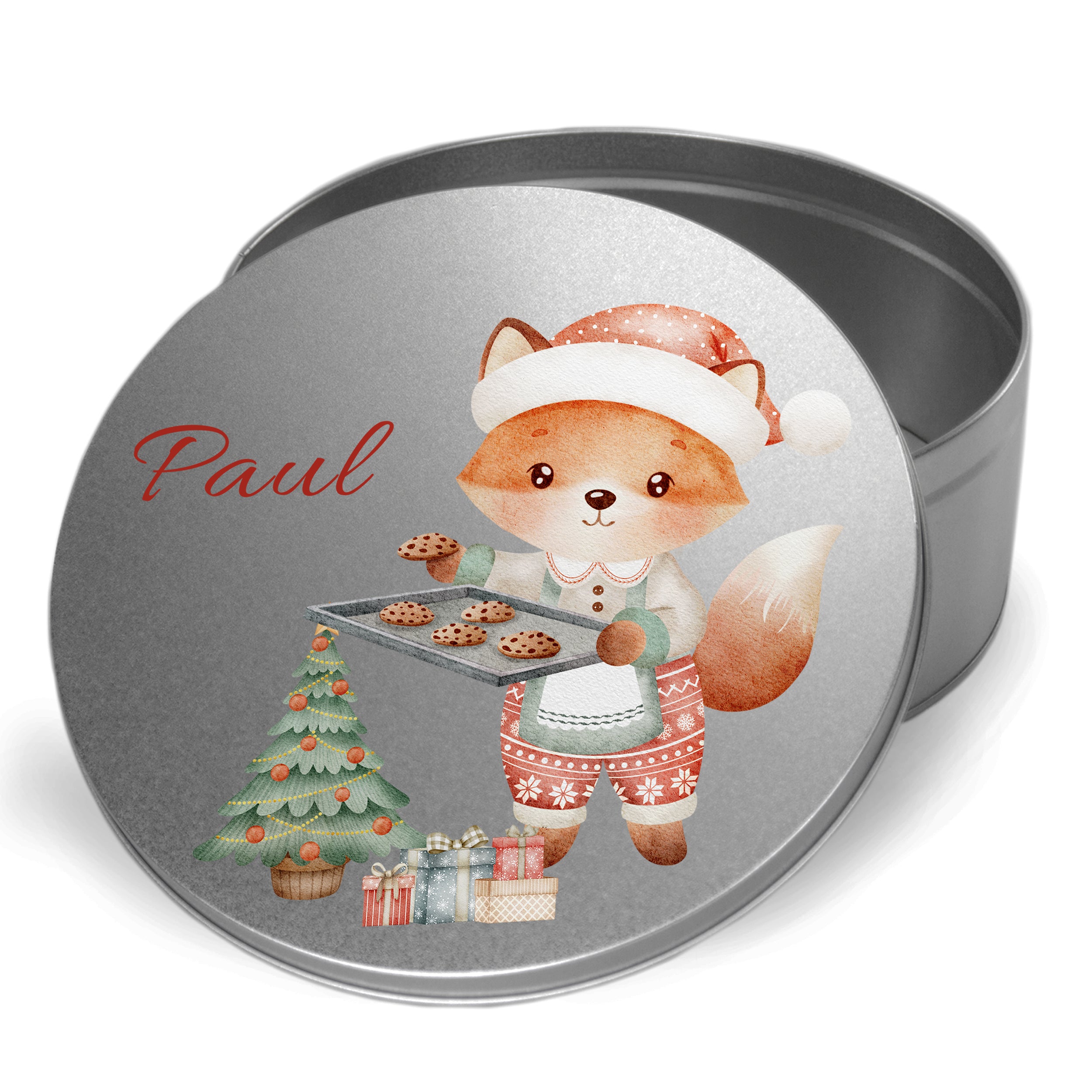Keksdose mit Fuchs - Weihnachtsfreude für dein Zuhause