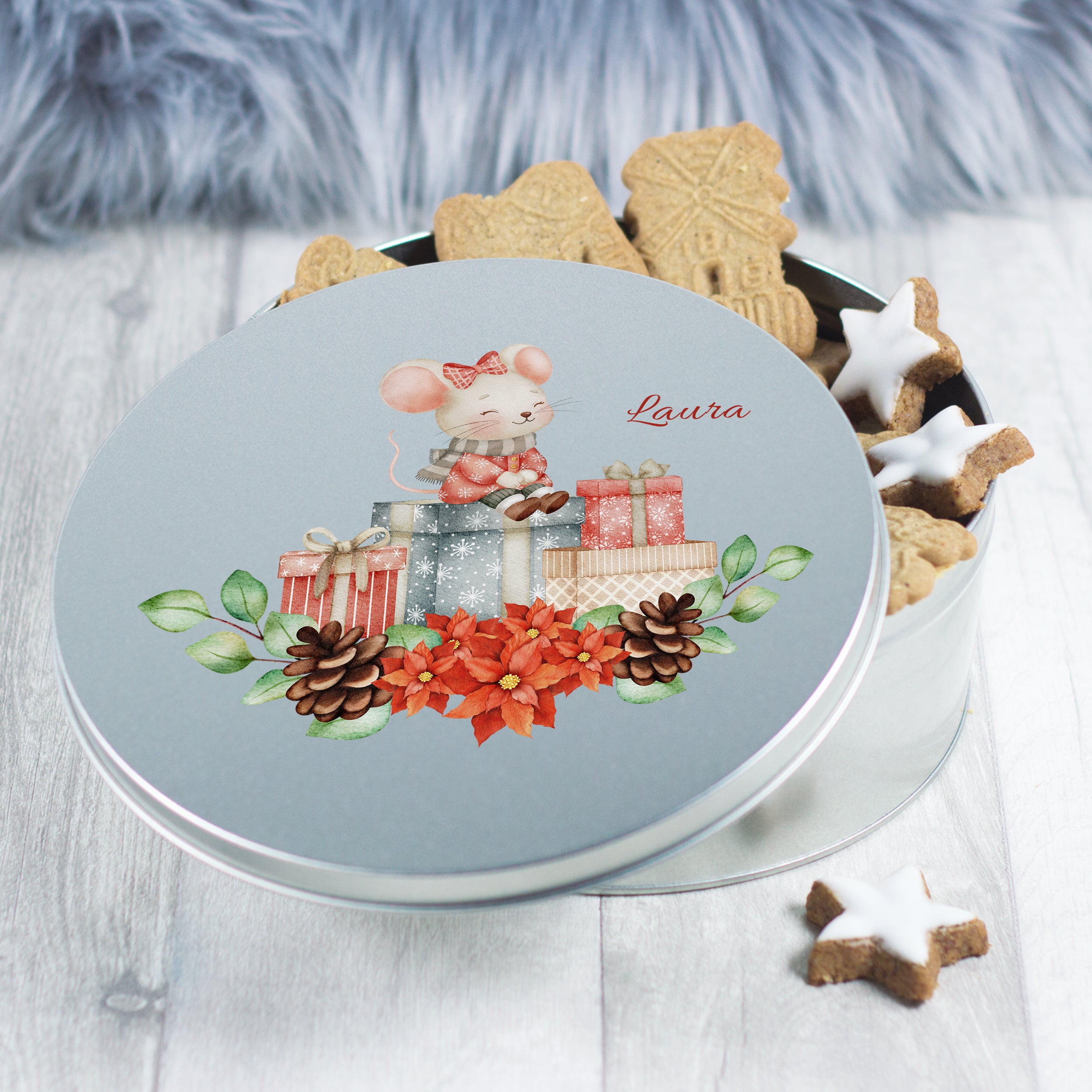 Keksdose mit niedlicher Maus - Für süße Momente