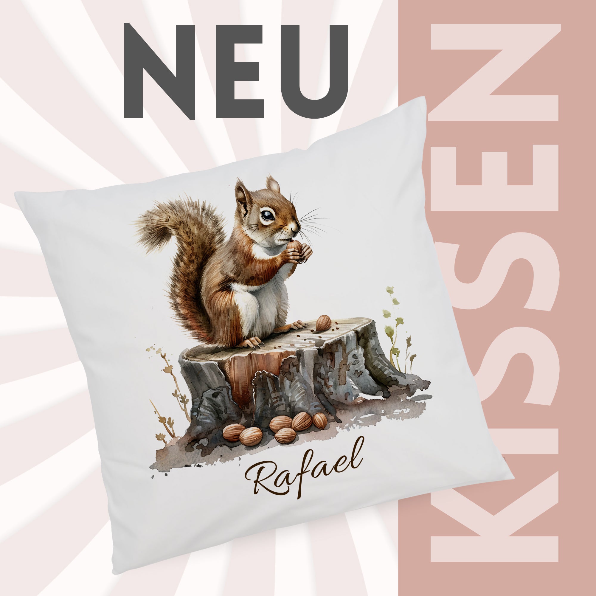 Kissenbezug Eichhörnchen