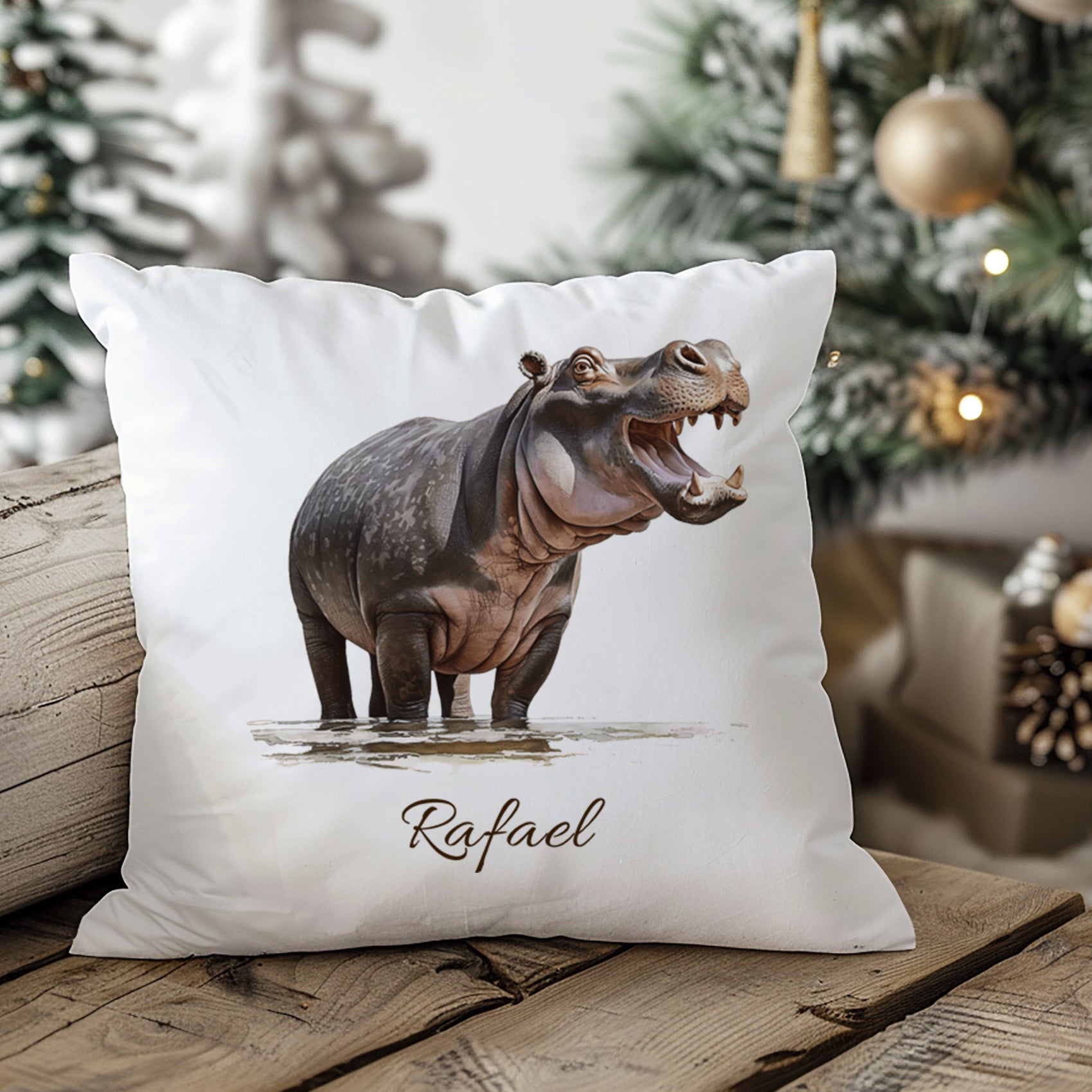 Kissenbezug Nilpferd