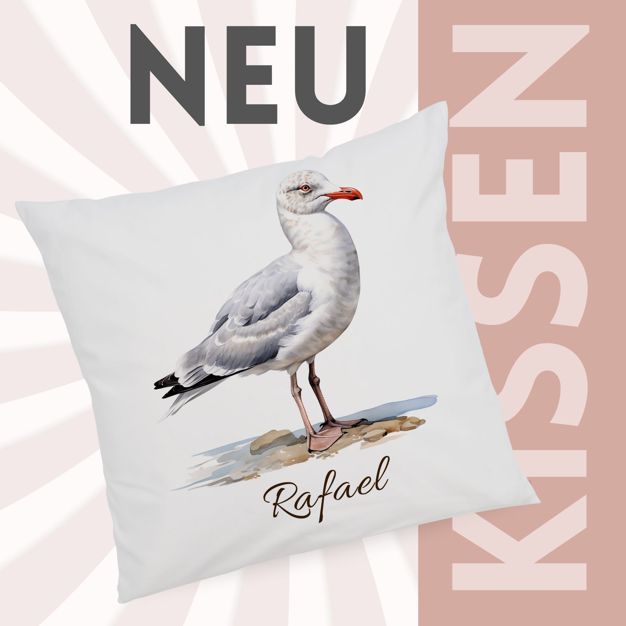 Kissenbezug Möwe
