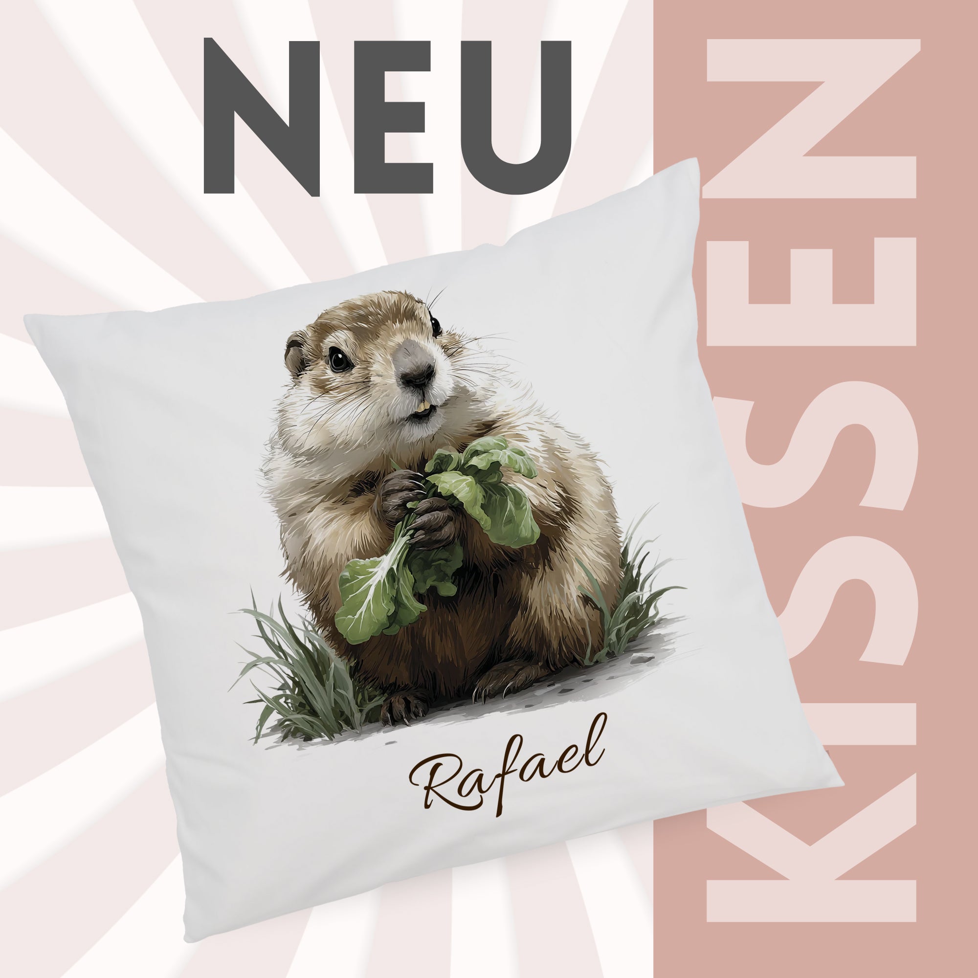 Kissenbezug Murmeltier