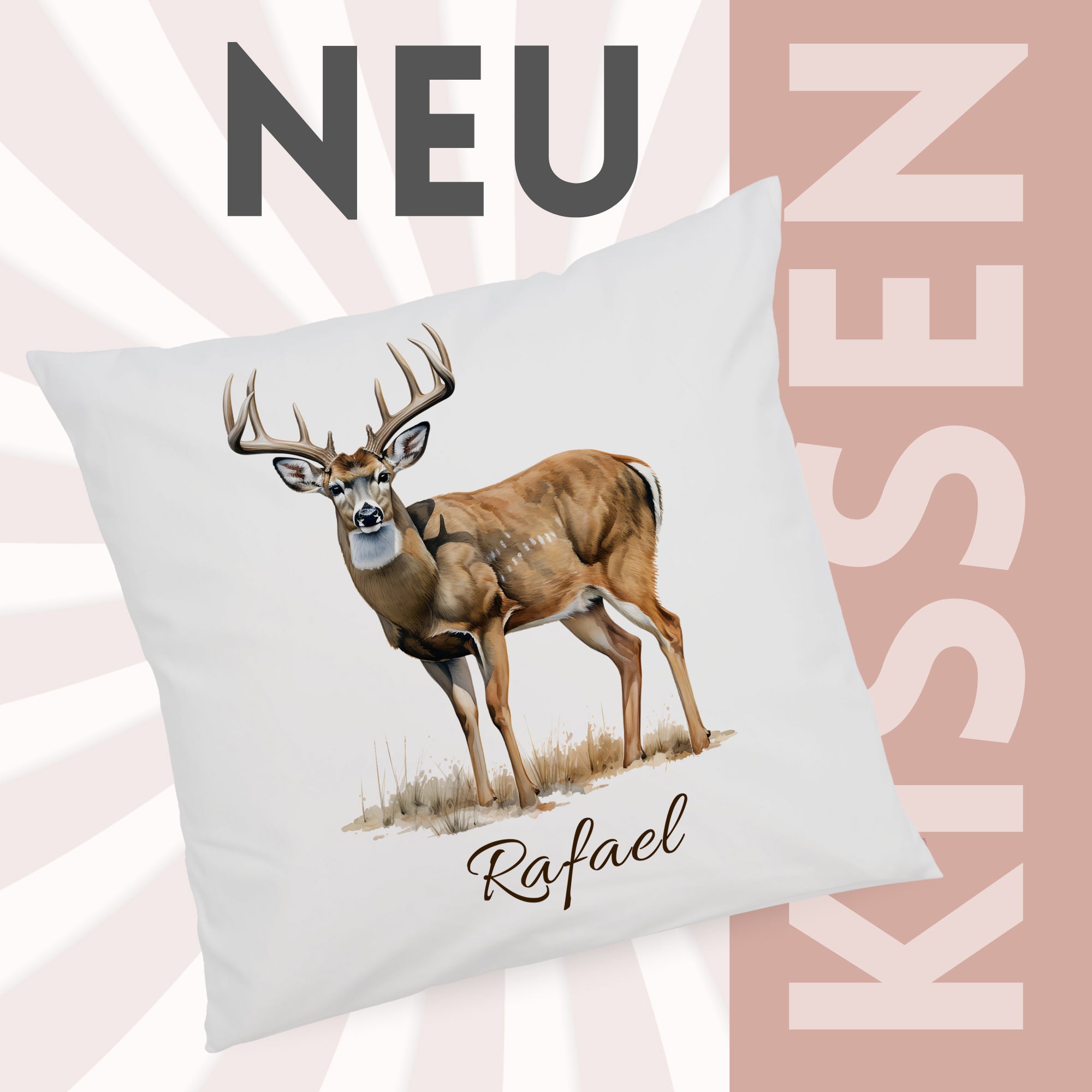 Kissenbezug Reh