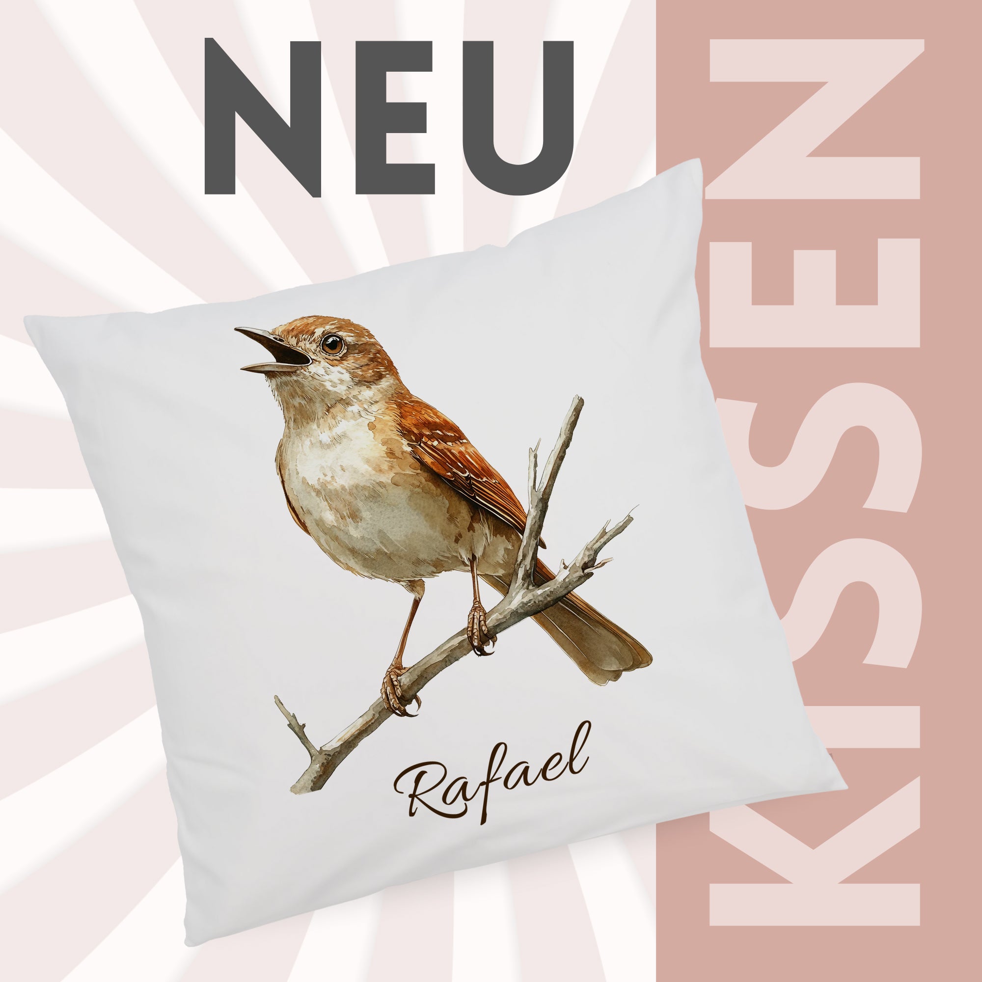 Kissenbezug Rotkehlchen