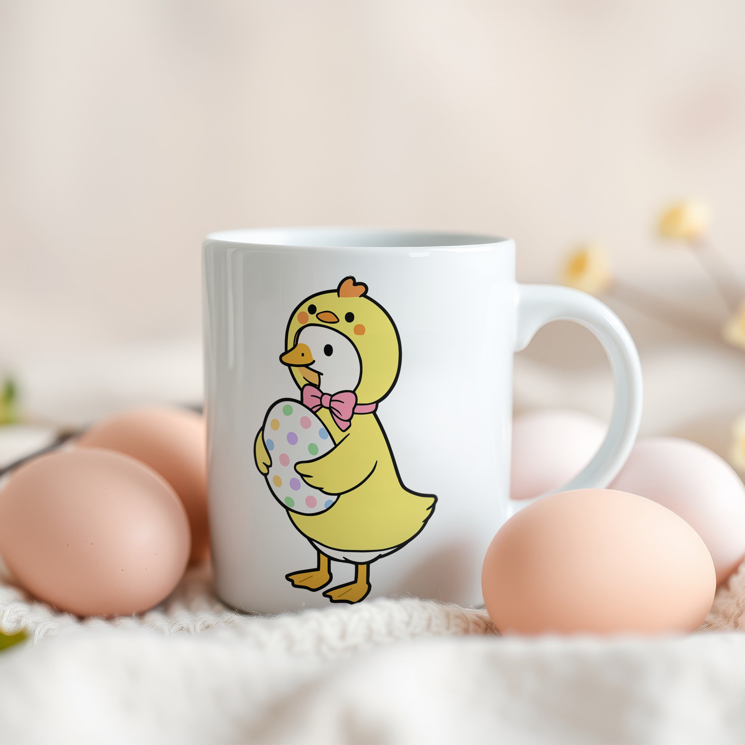 Tasse Ostern mit niedlichem Küken