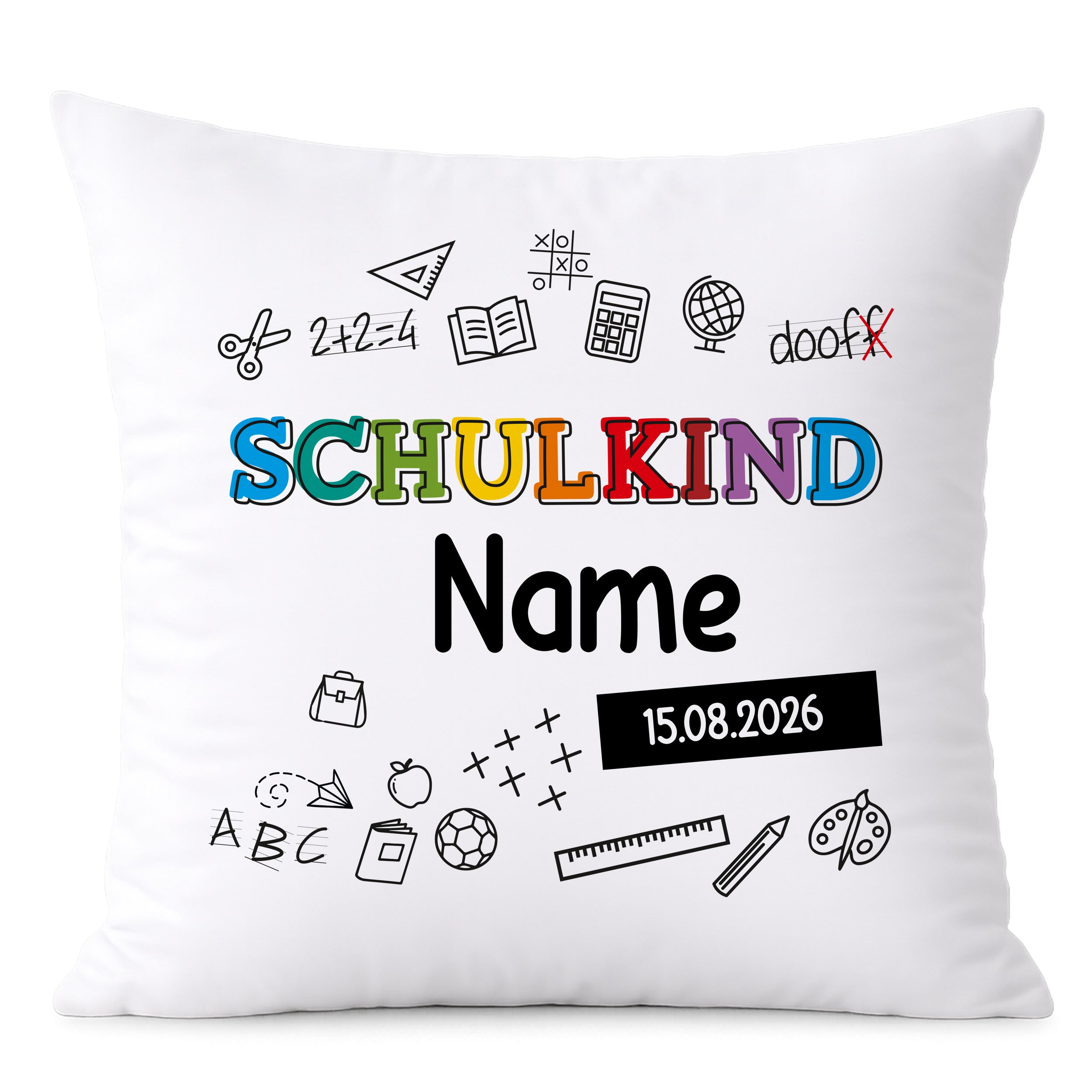 Kissenbezug Schulkind - Ein persönlicher Begleiter für den Schulstart