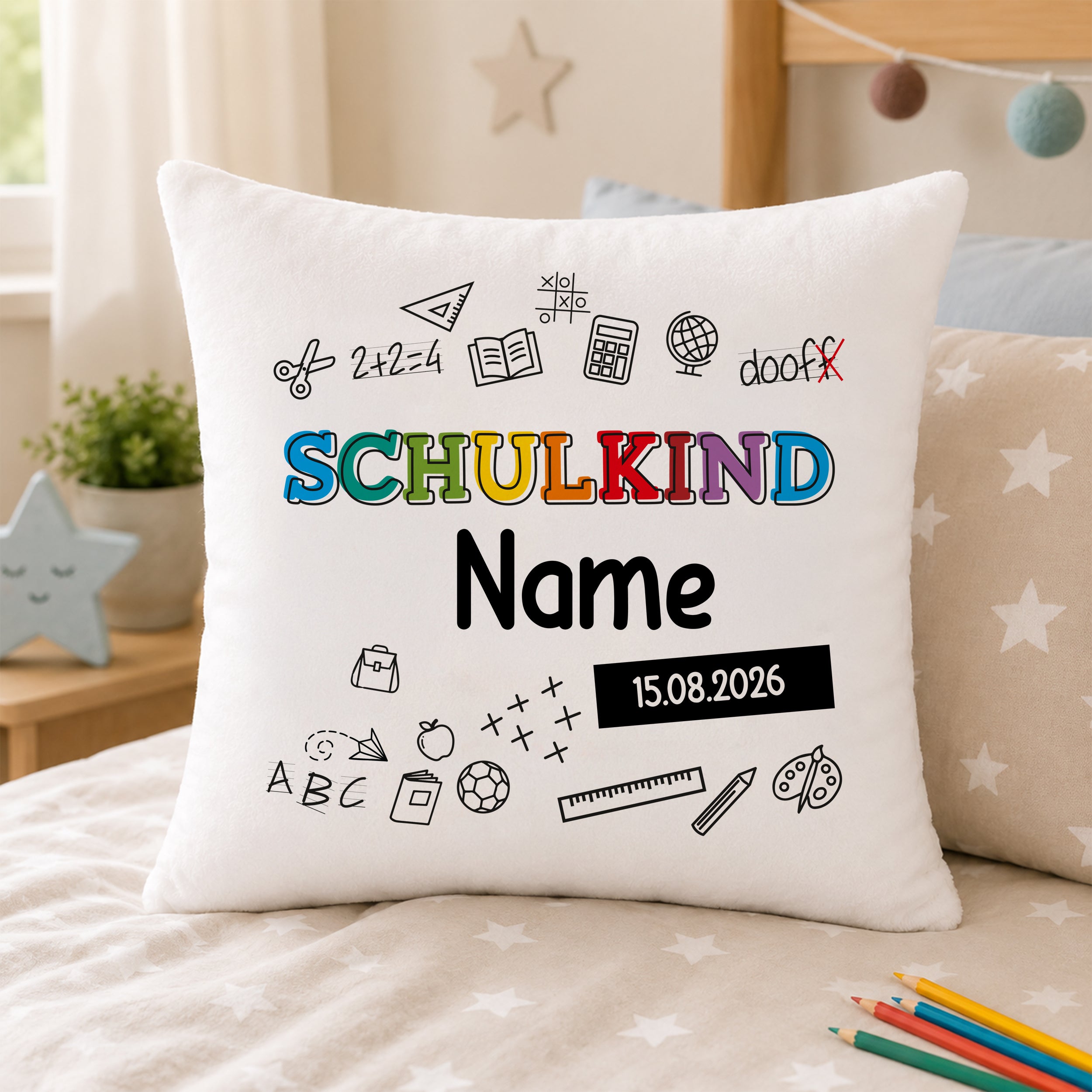 Kissenbezug Schulkind - Ein persönlicher Begleiter für den Schulstart