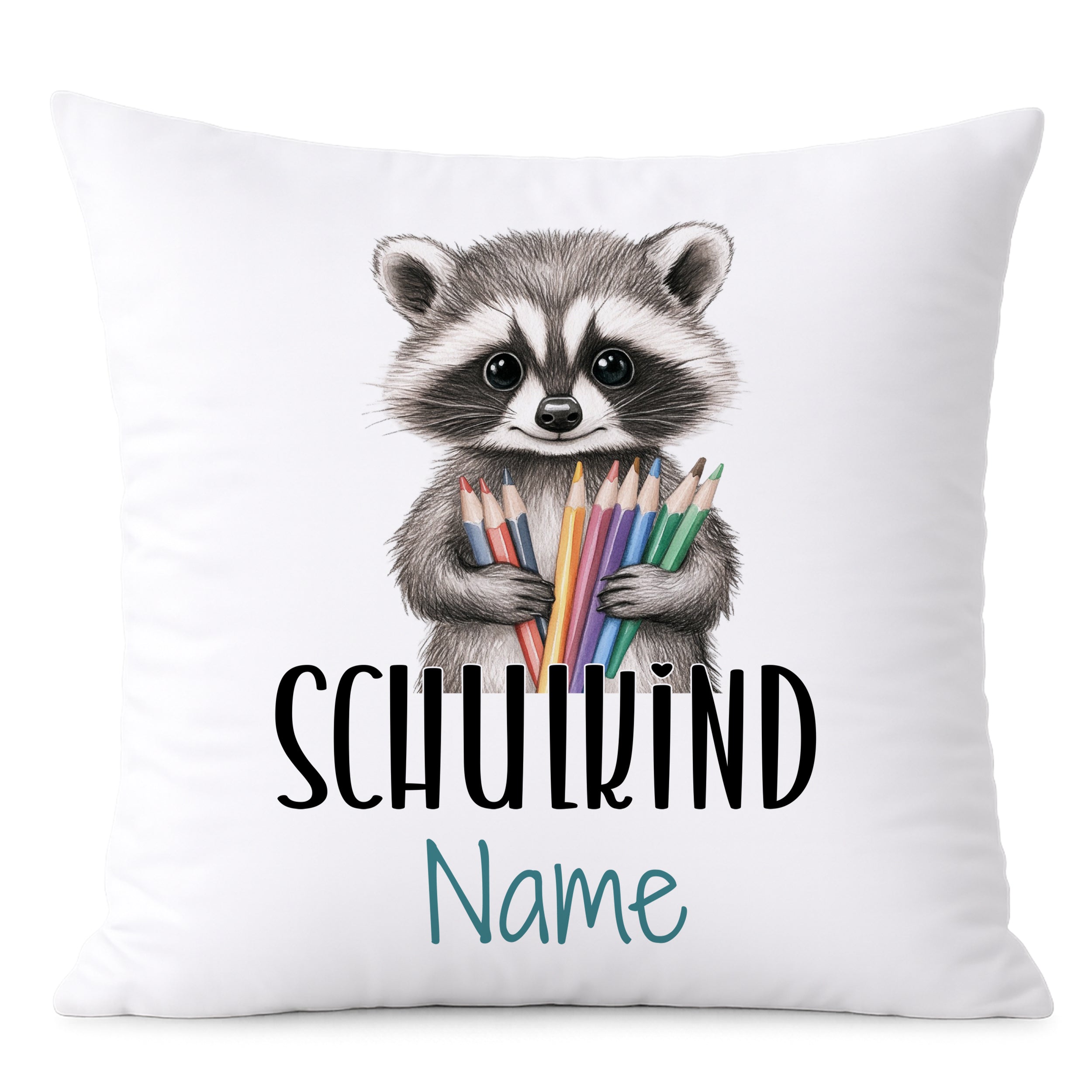 Kissenbezug Waschbär - Für kreative Kinderzimmer