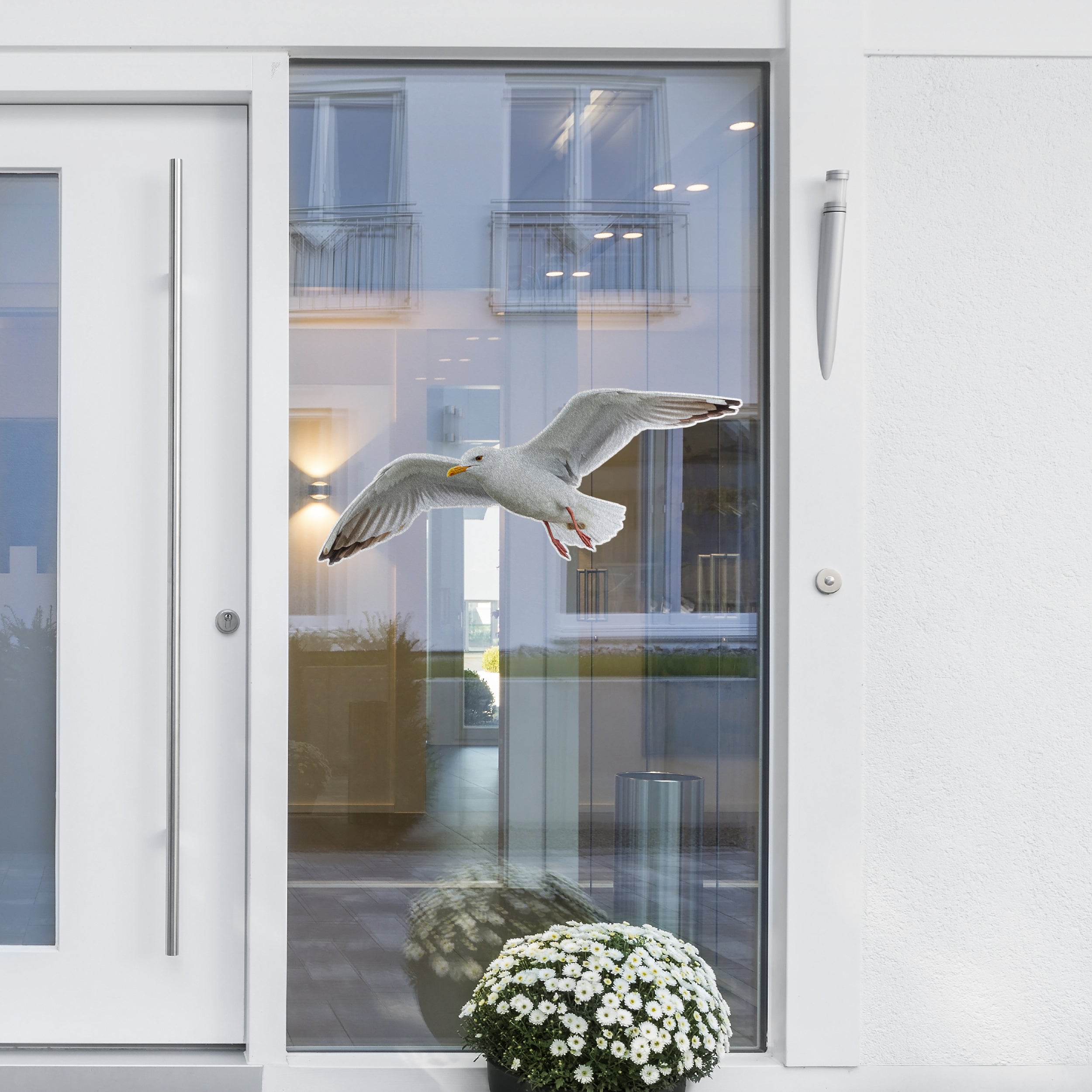 Fenstertattoo Möwe