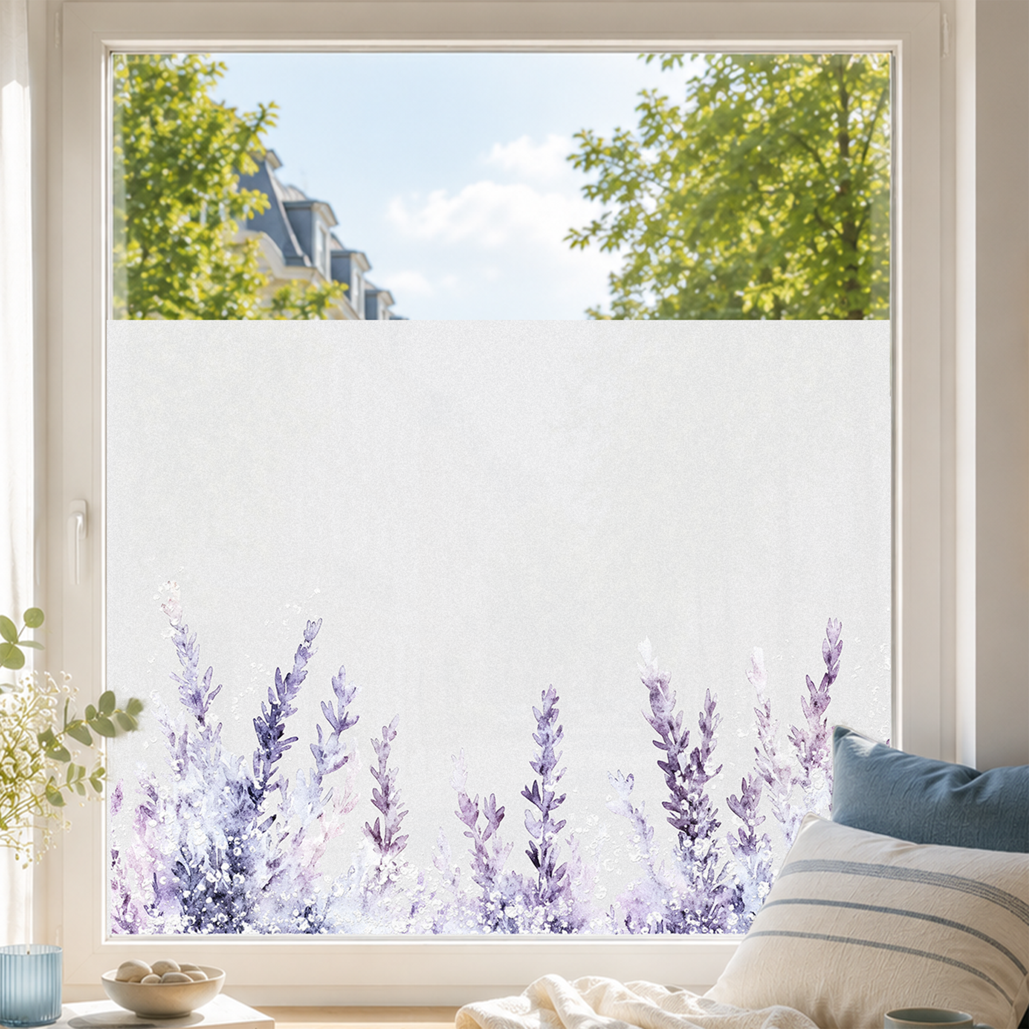 Fensterfolie Lavendel