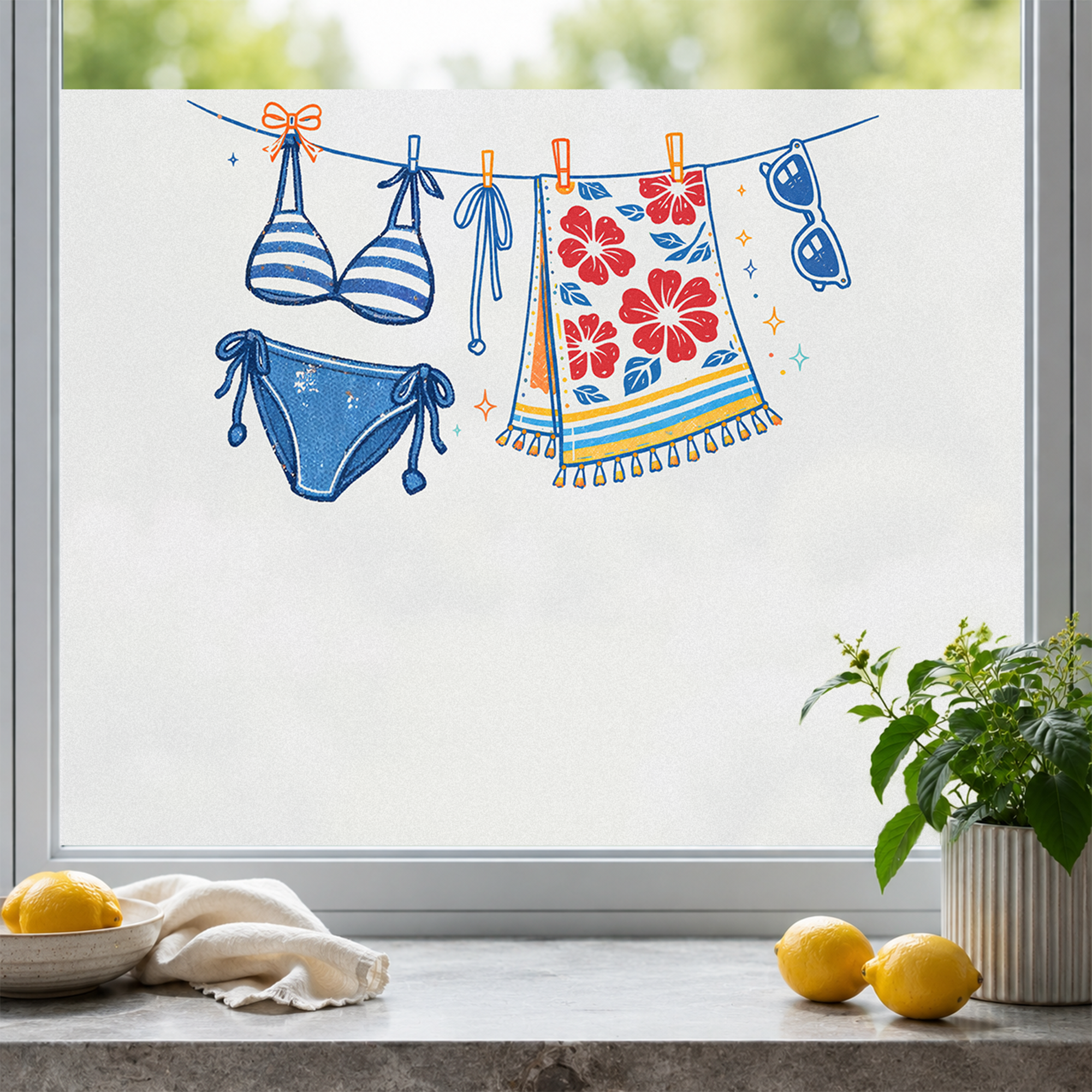 Fensterfolie Sommer