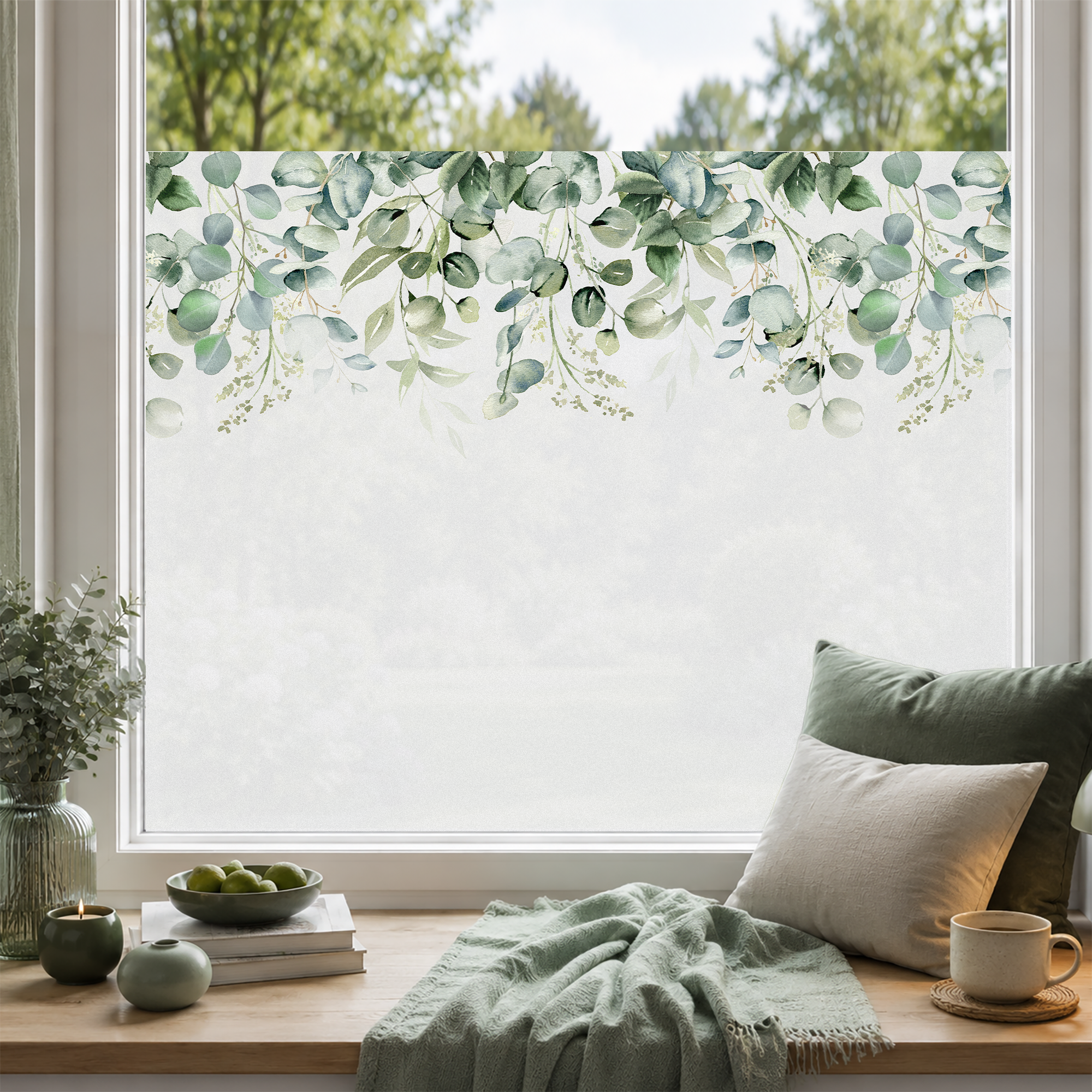 Fensterfolie Eukalyptus