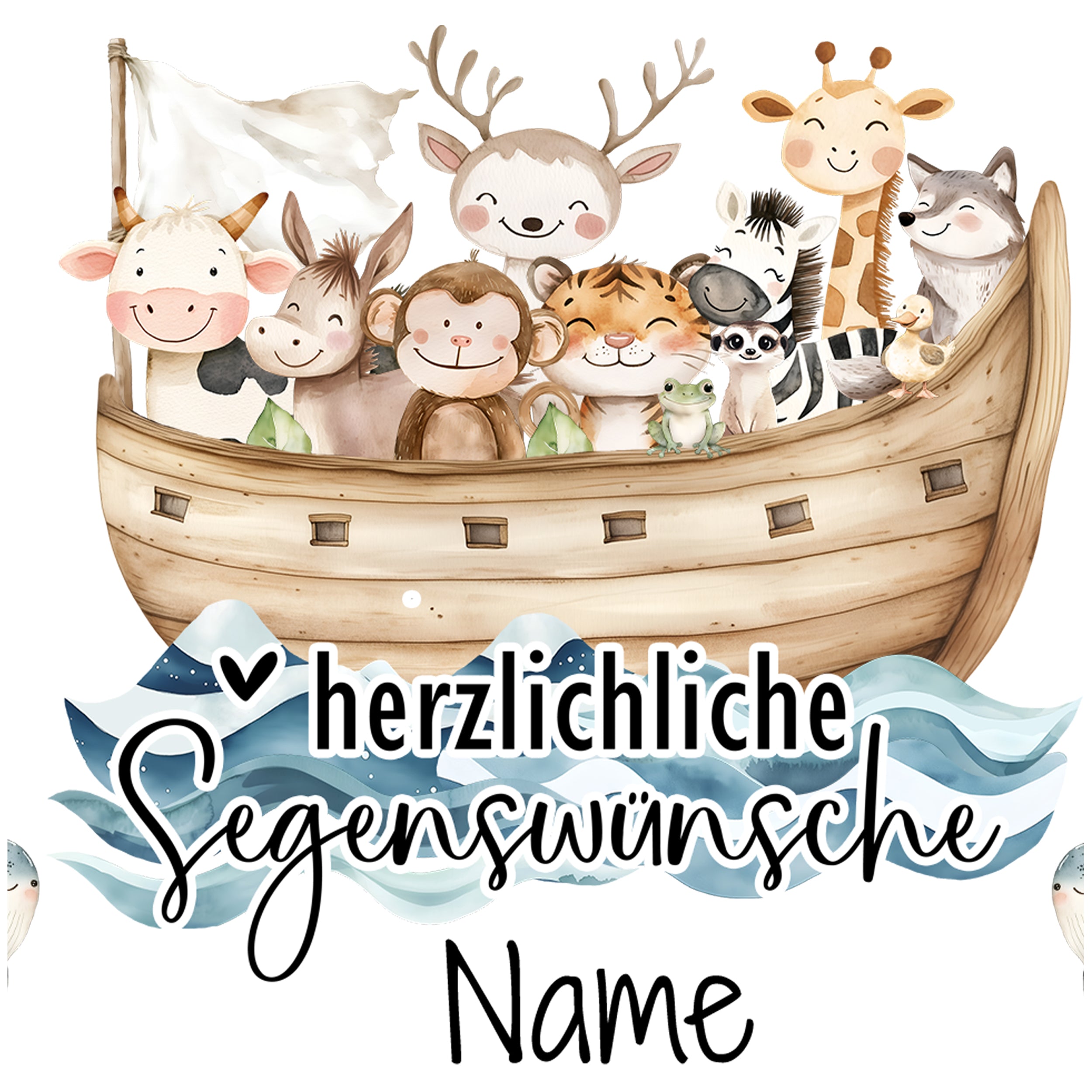 Spardose Taufe - Herzlich Willkommen im Leben