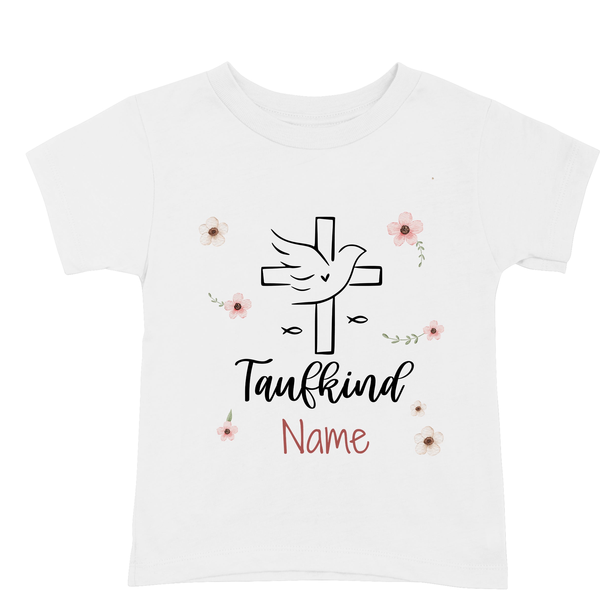T-Shirt Taufkind mit Namen