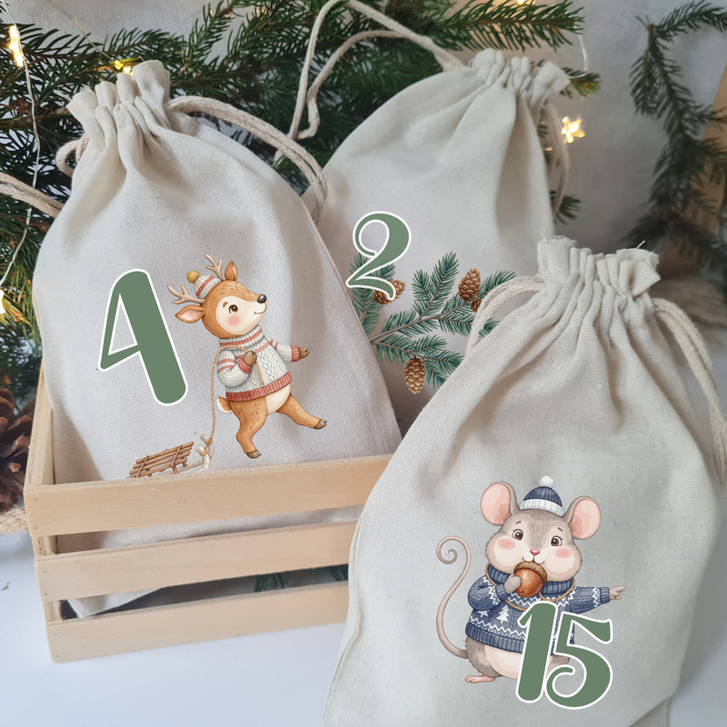 Adventskalender Winterspaß im Wald