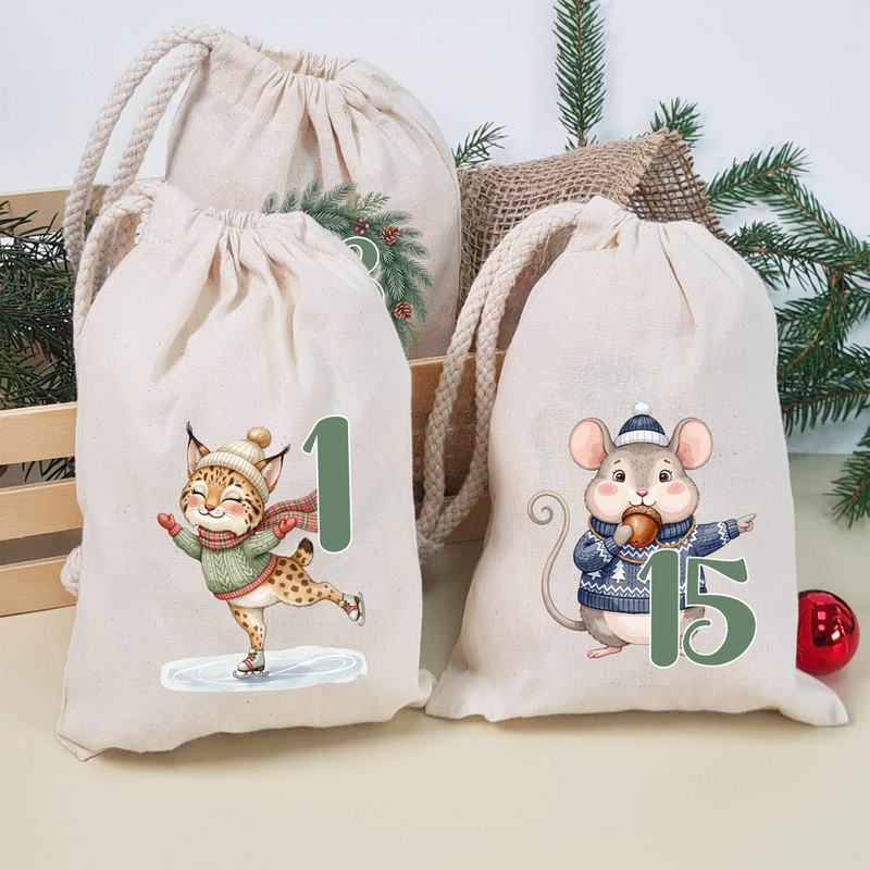 Adventskalender Winterspaß im Wald