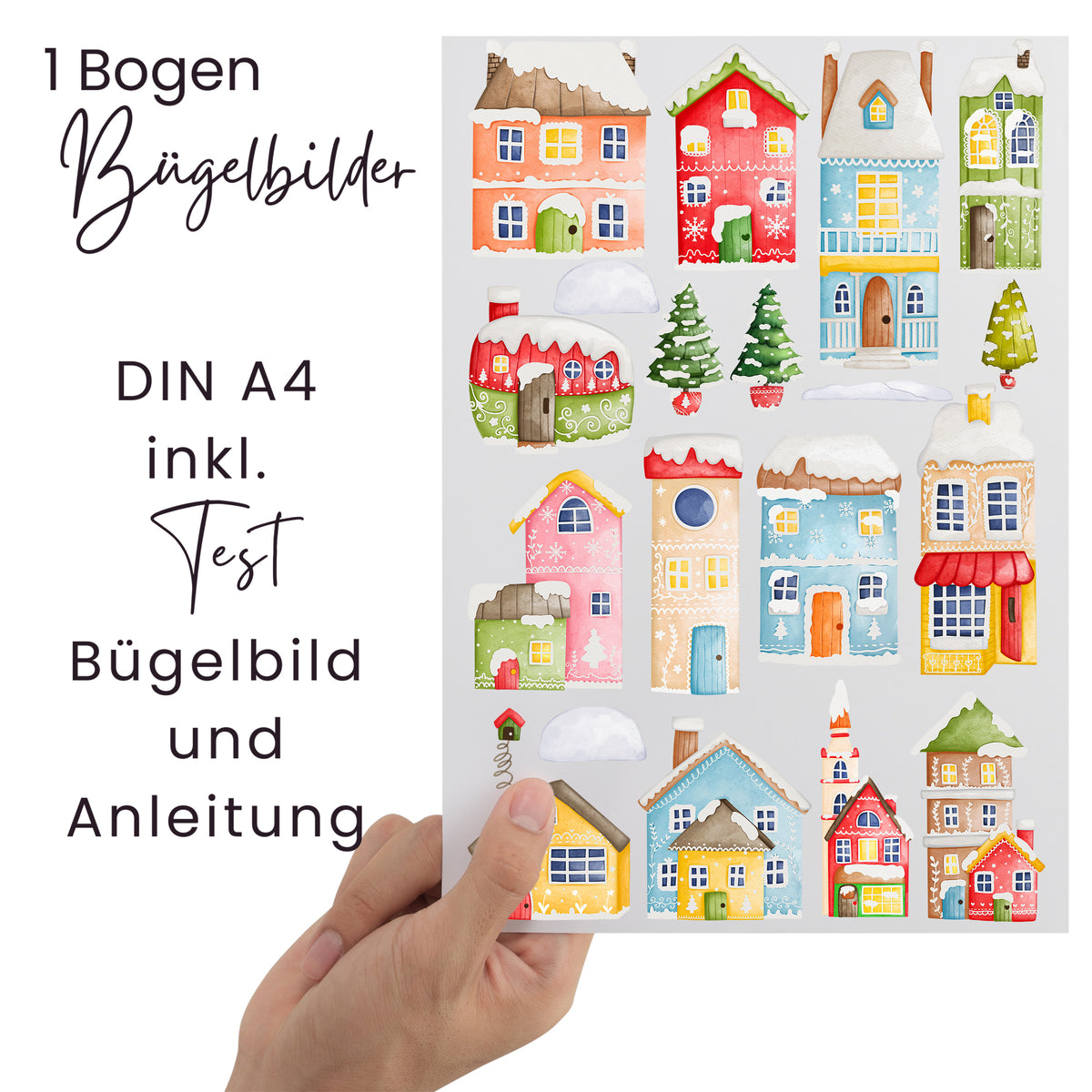 Bügelbilder Weihnachten DIY - Kreative Freude für die Festtage