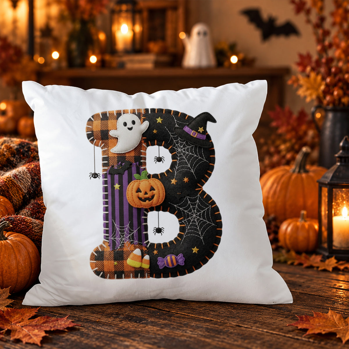Kissenbezug mit Halloween-Motiv B