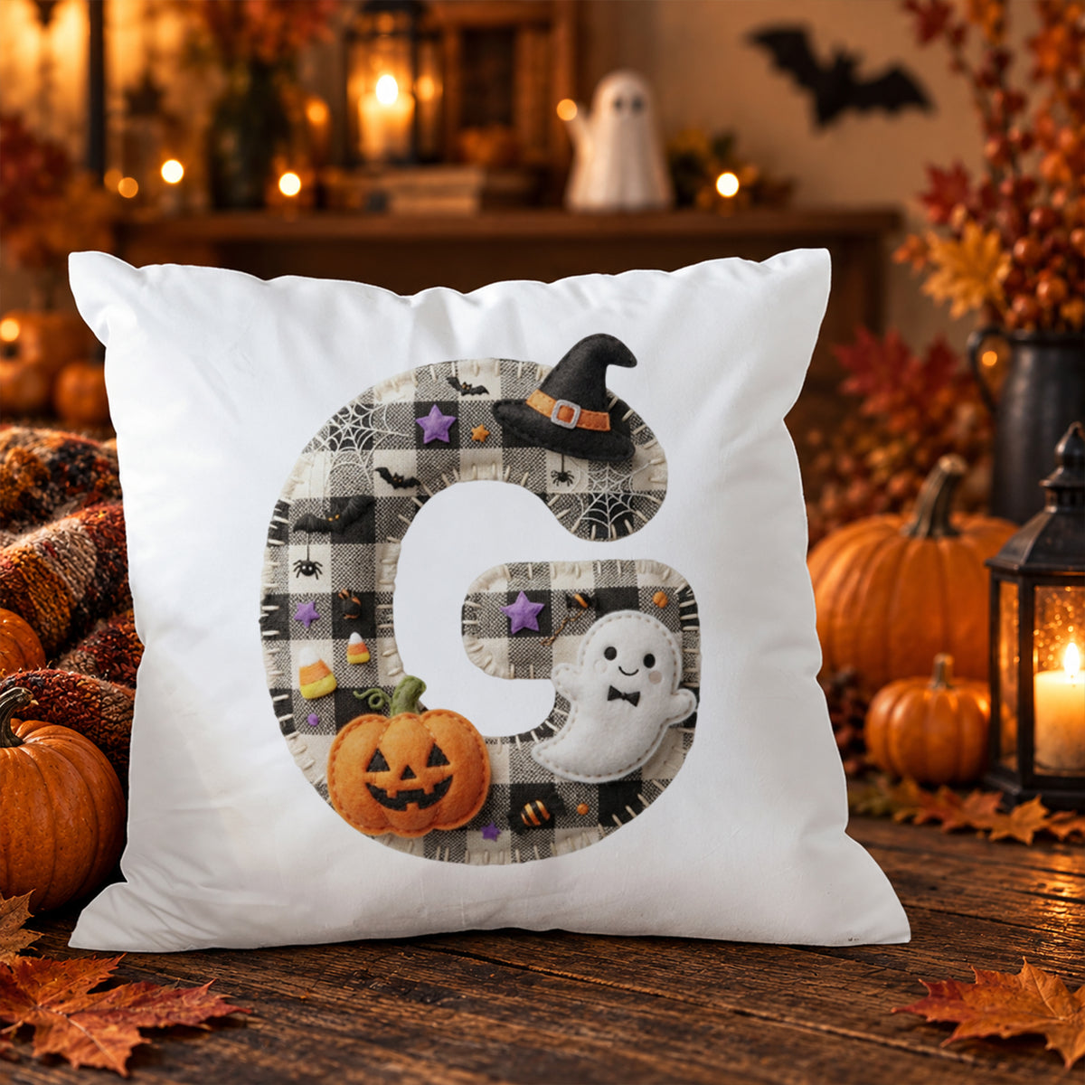 Kissenbezug mit Halloween-Motiv G