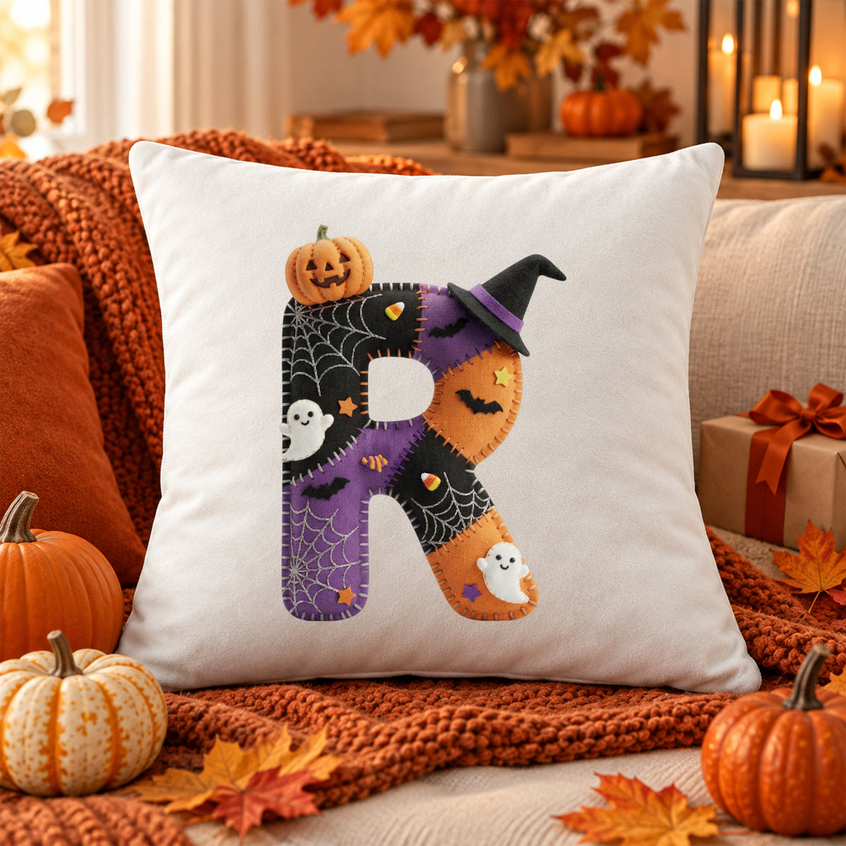 Kissenbezug mit Halloween-Motiv R