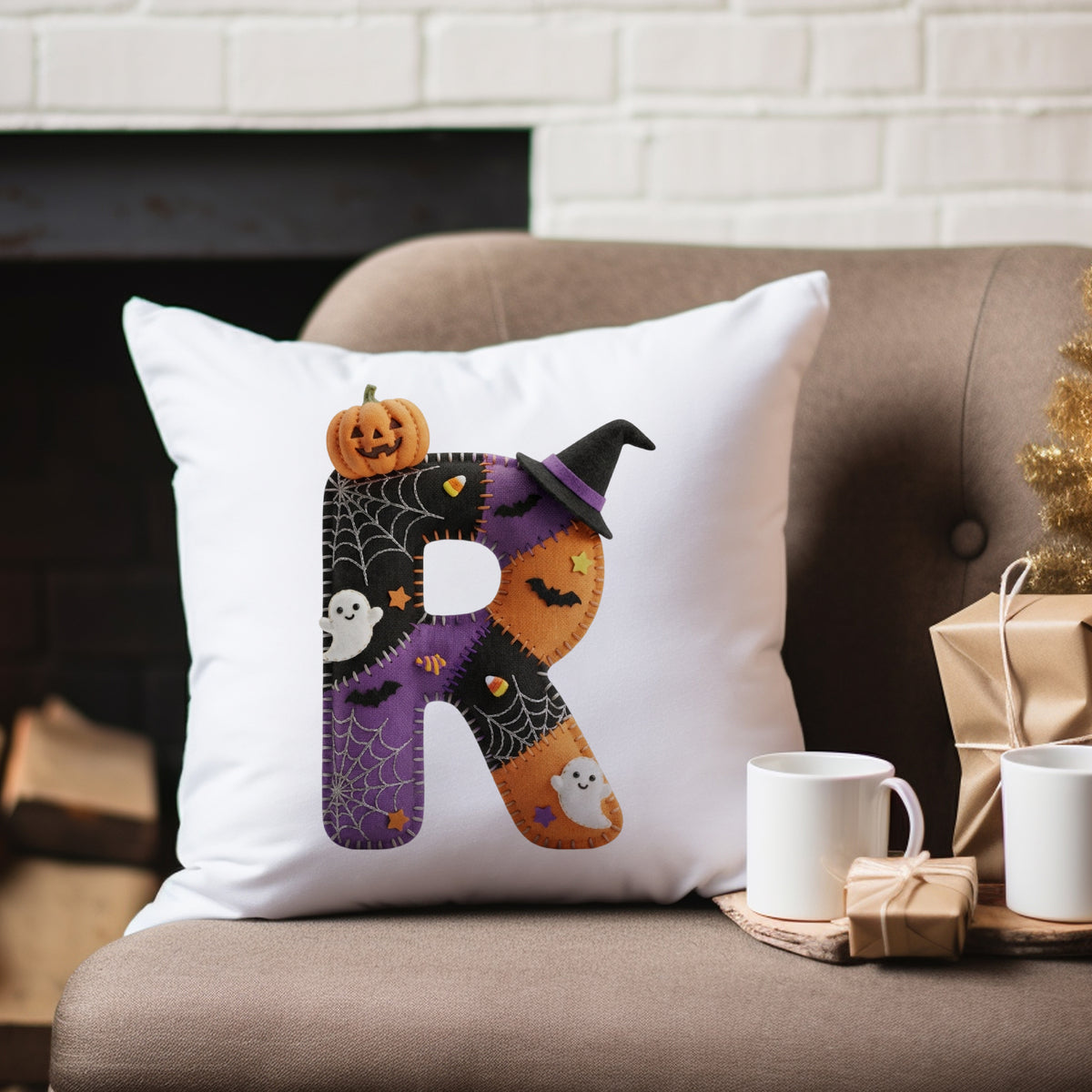 Kissenbezug mit Halloween-Motiv R