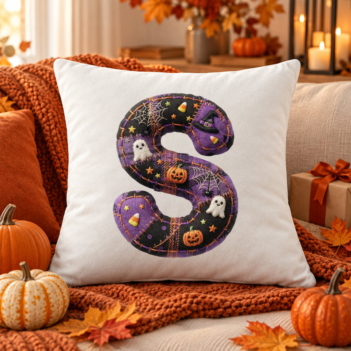 Kissenbezug mit Halloween-Motiv S