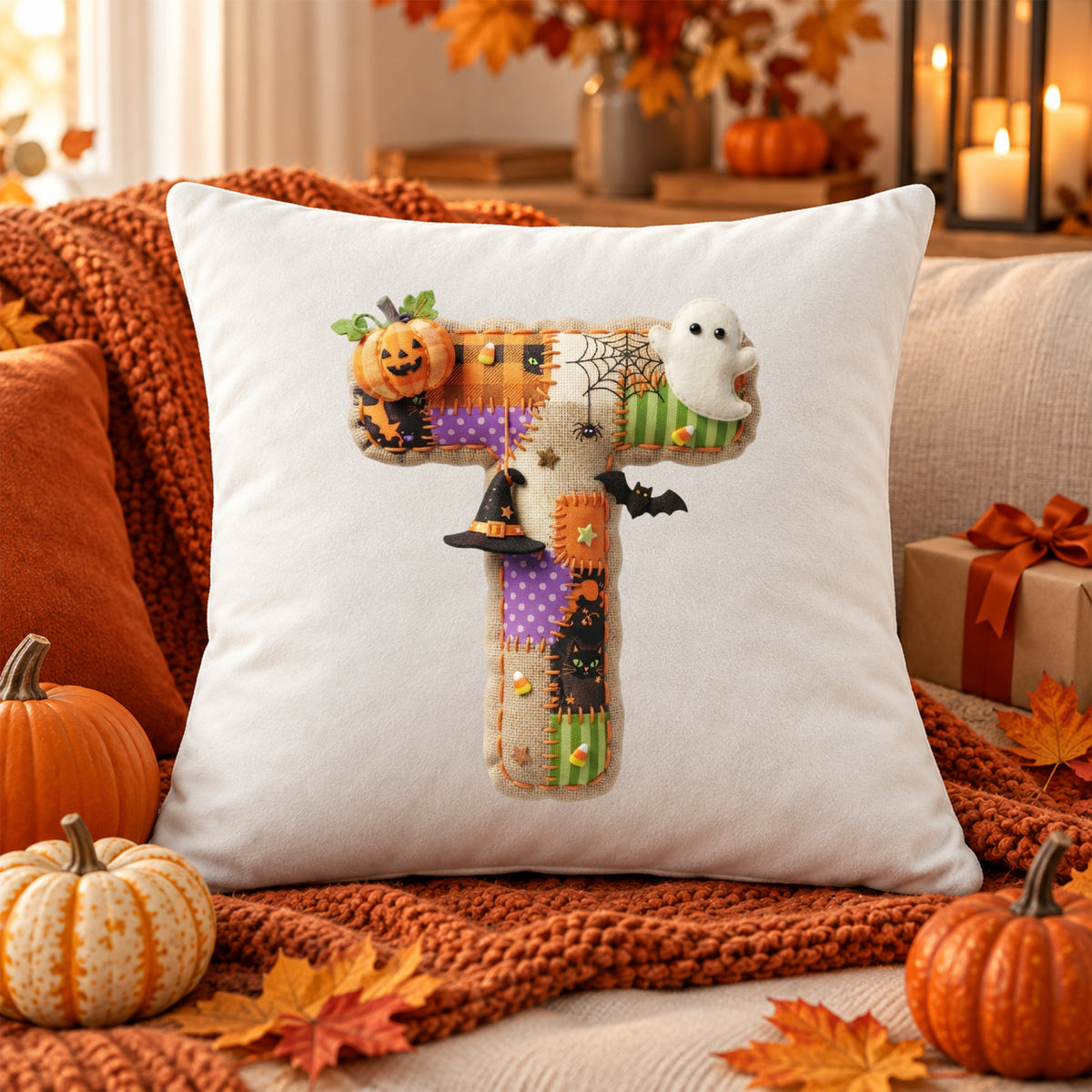 Kissenbezug mit Halloween-Motiv T