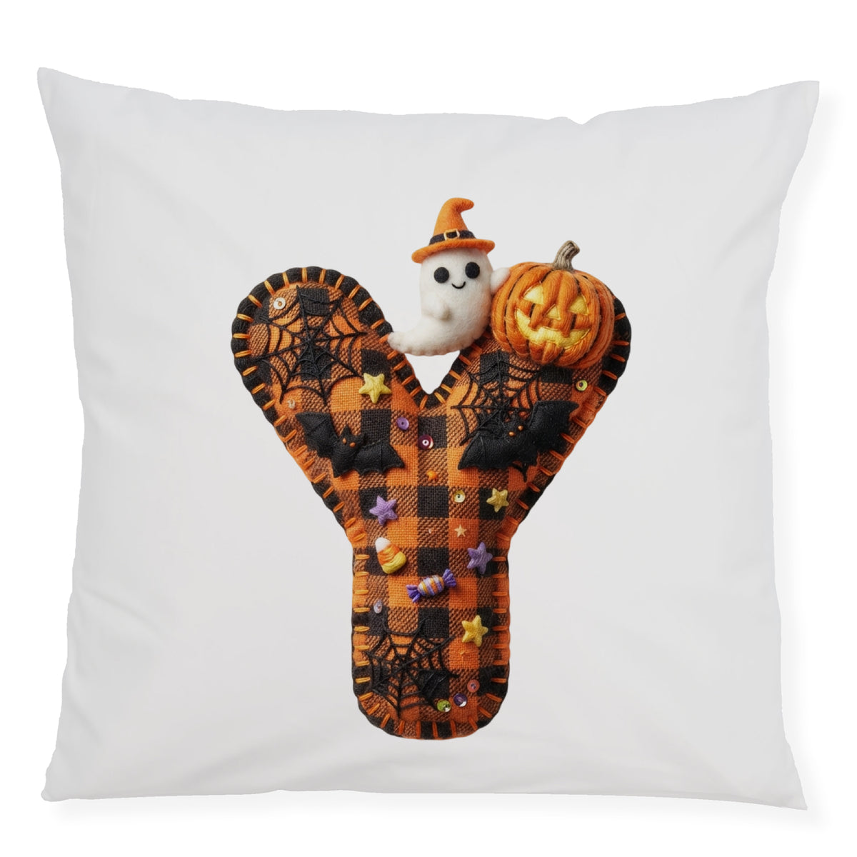 Kissenbezug mit Halloween-Motiv Y