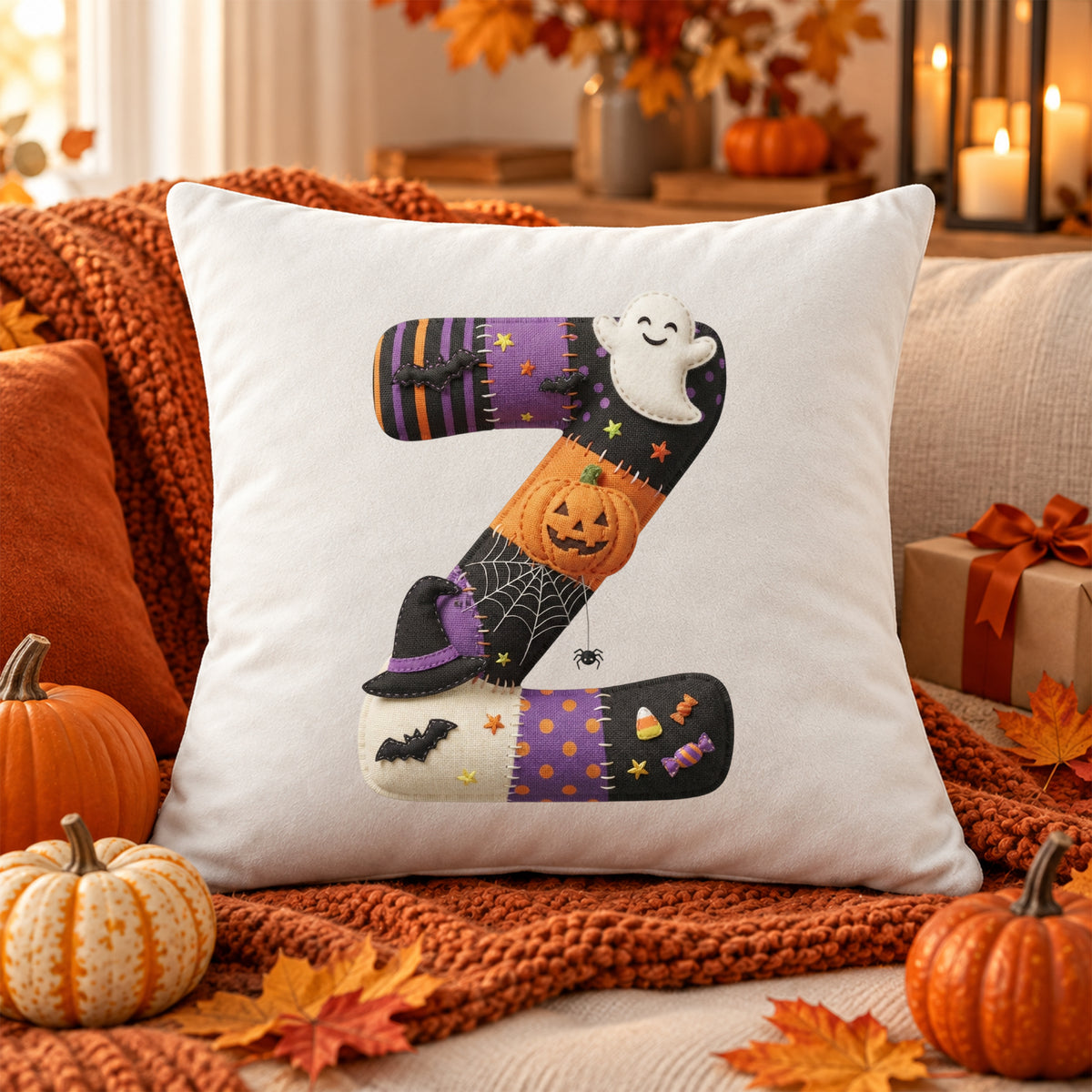Kissenbezug mit Halloween-Motiv Z