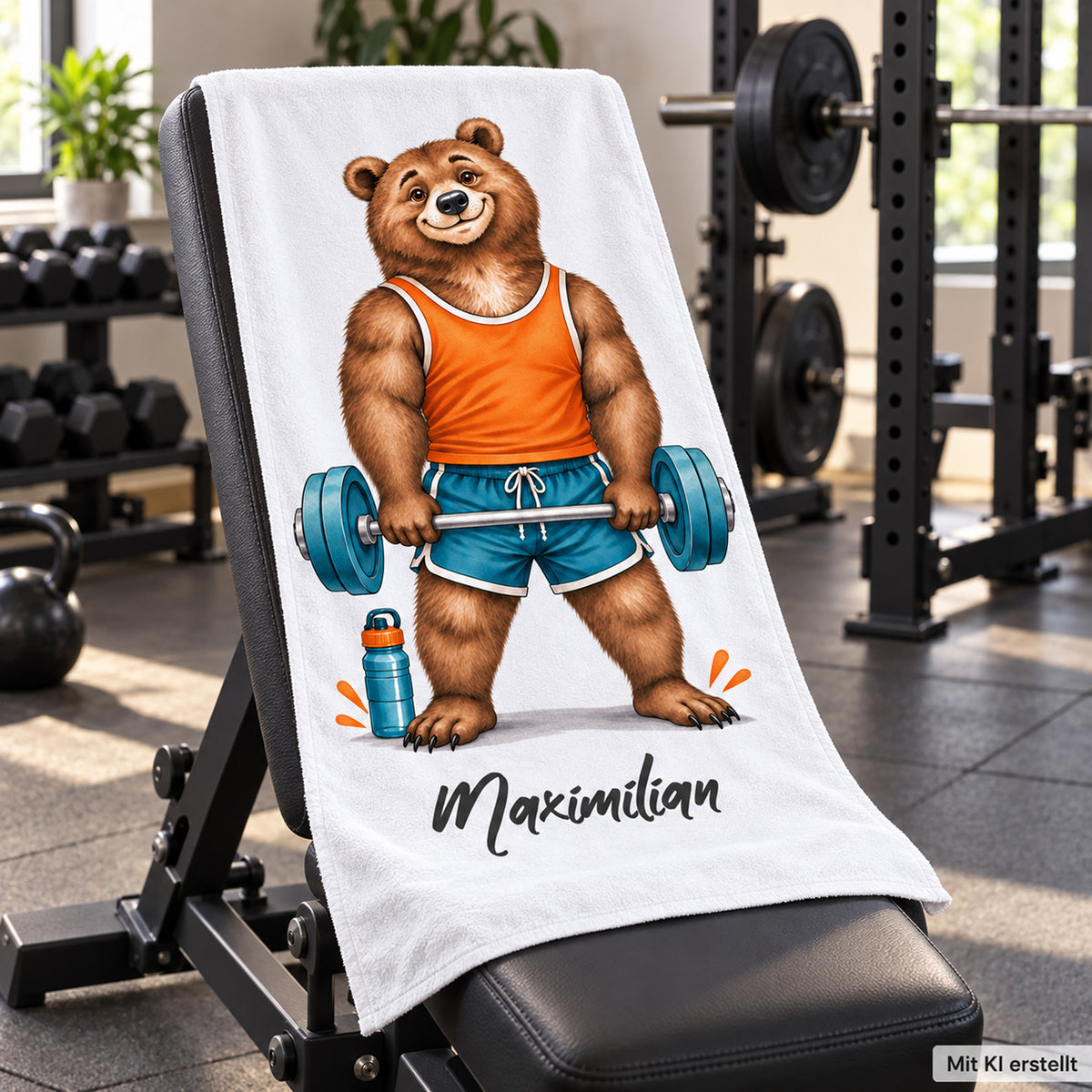 Personalisiertes Fitness-Handtuch, Motiv 2, Ansicht 2