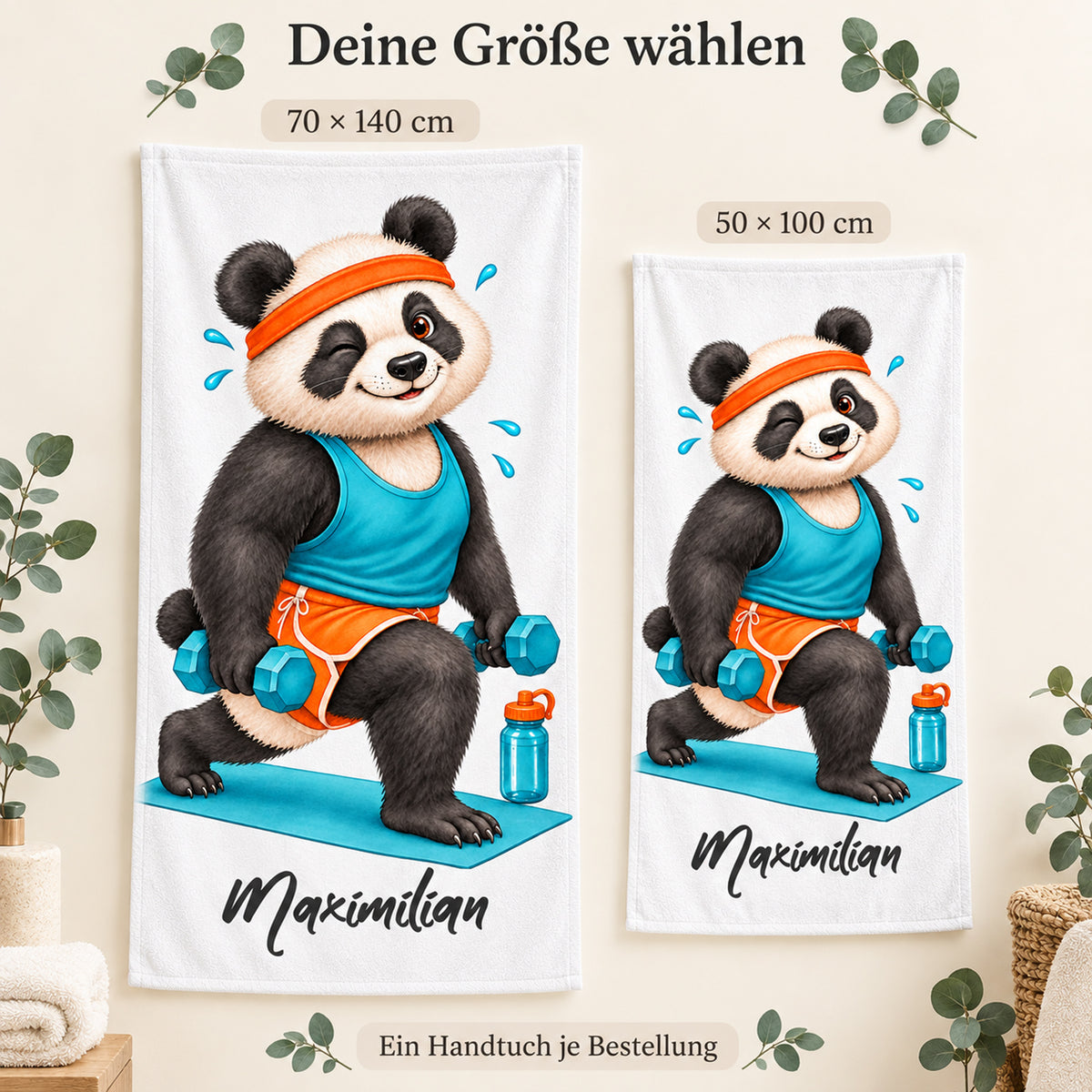 Personalisiertes Fitness-Handtuch, Motiv 3, Ansicht 6