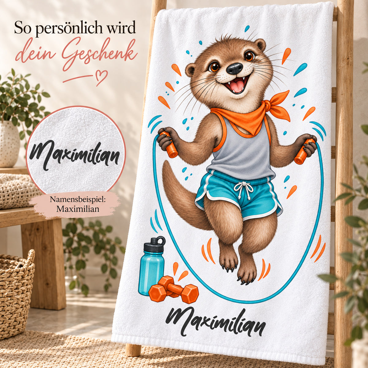 Personalisiertes Fitness-Handtuch, Motiv 4, Ansicht 5