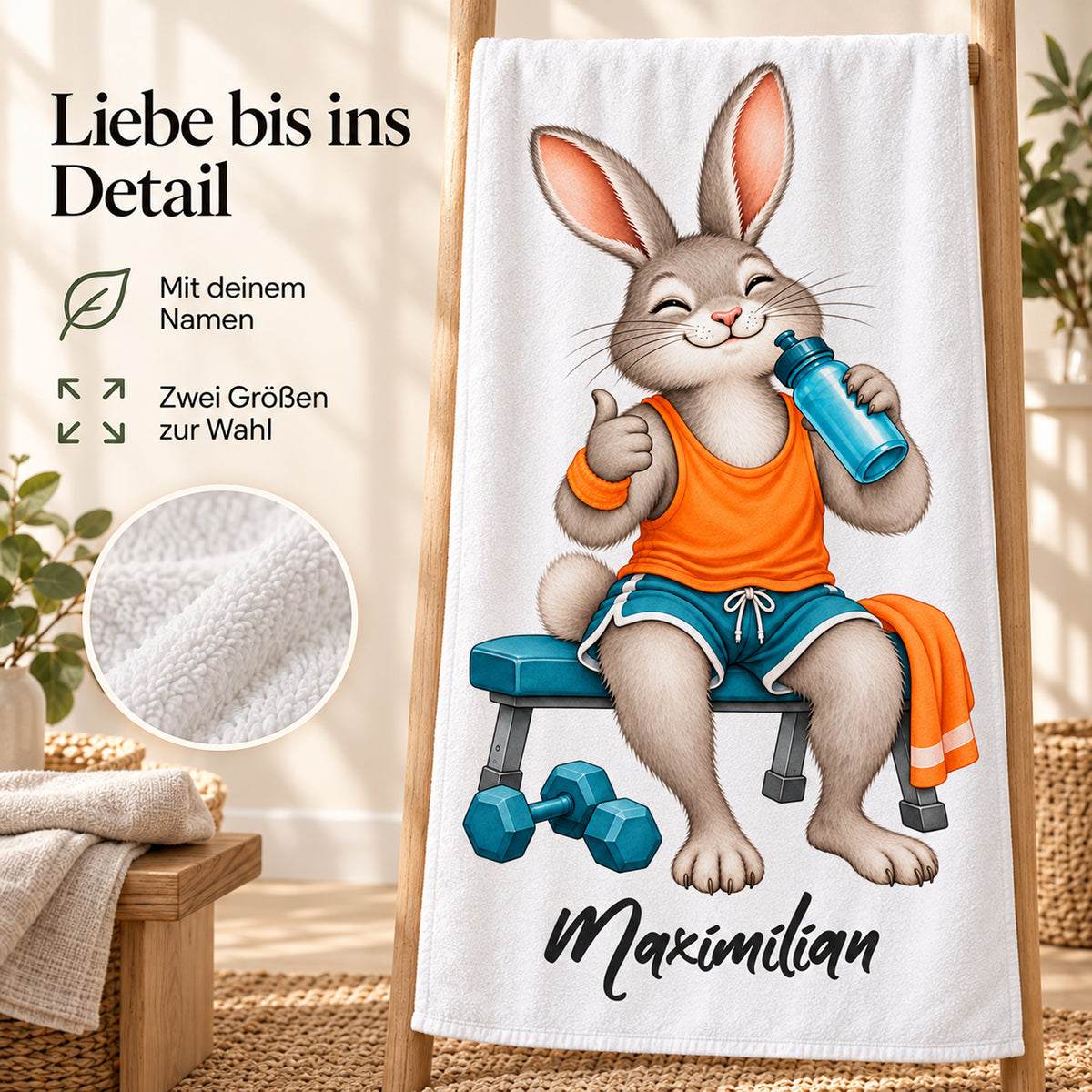 Personalisiertes Fitness-Handtuch, Motiv 5, Ansicht 4