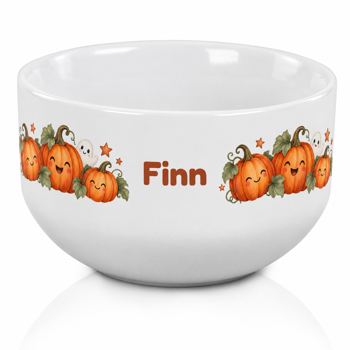 Müslischale Kürbiszauber mit Beispielname Finn