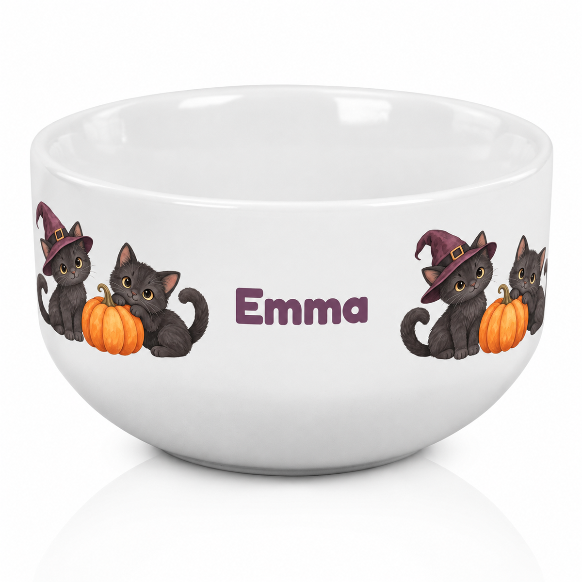 Müslischale Kleine Hexenkatze mit Beispielname Emma