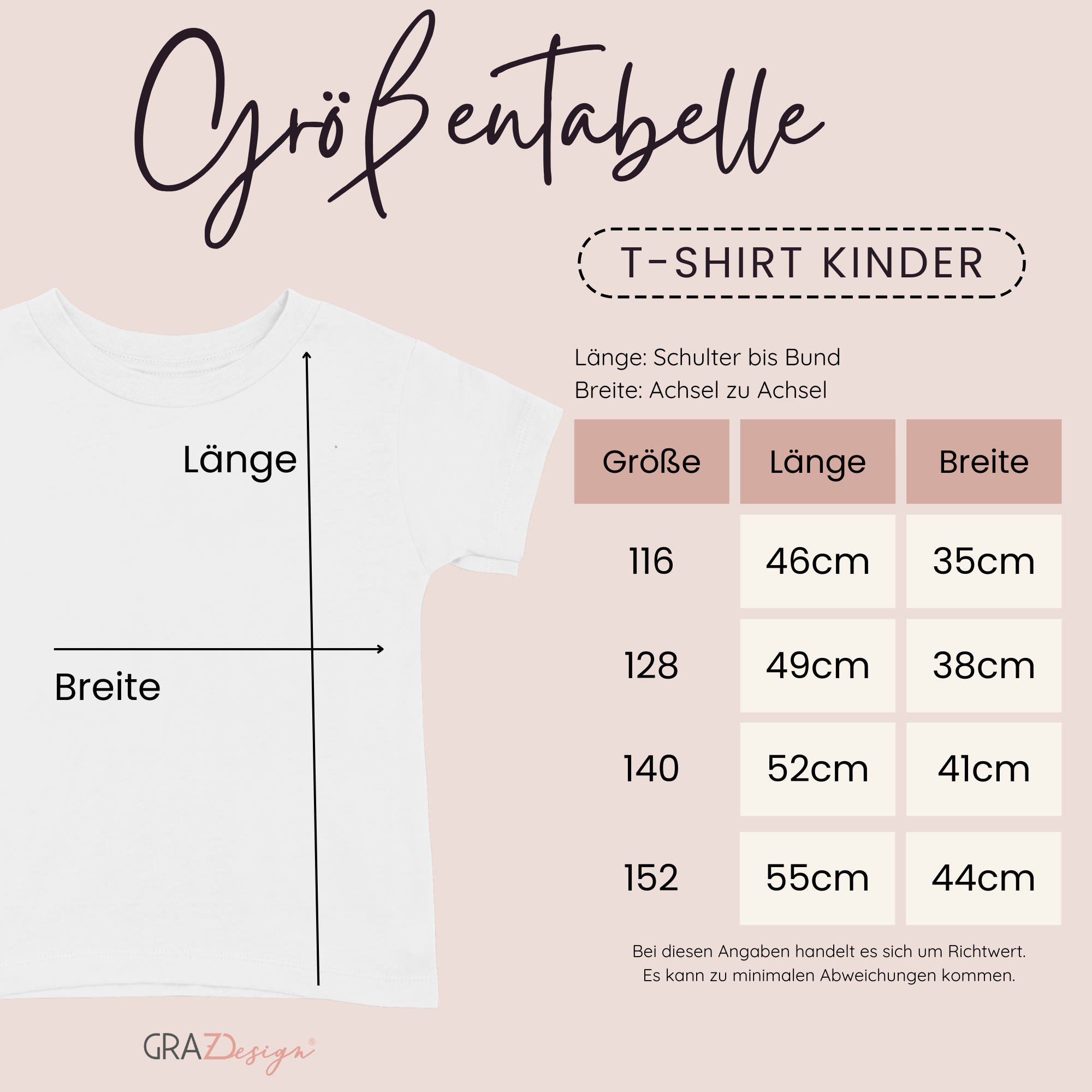T-Shirt Taufkind mit Namen