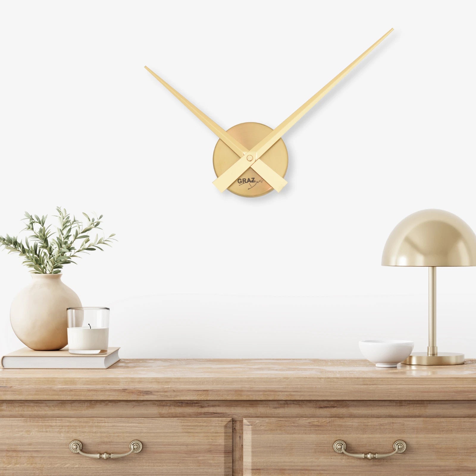 Minimalistisches Uhrwerk – leise DIY-Wanduhr | Abverkauf