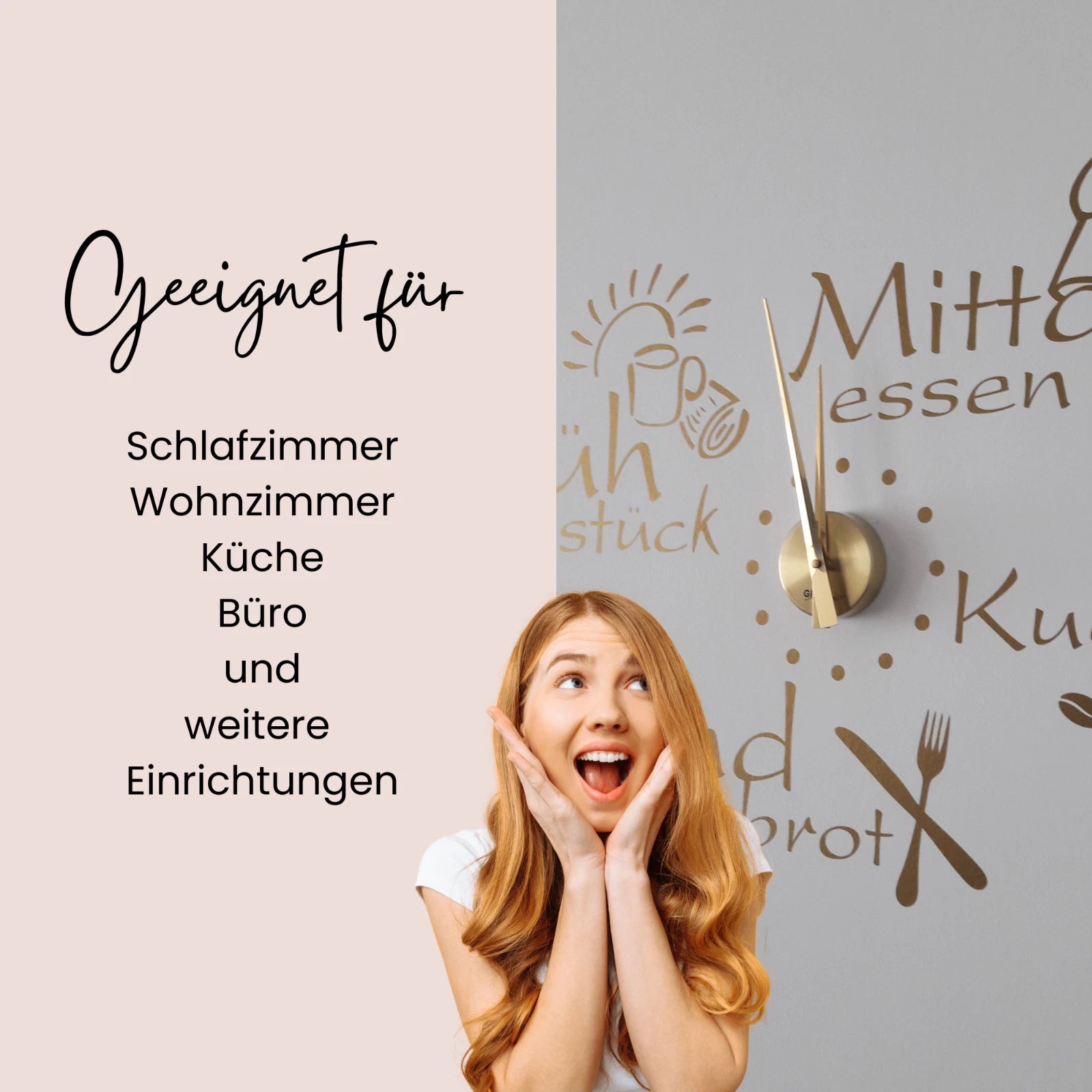 Minimalistisches Uhrwerk – leise DIY-Wanduhr | Abverkauf