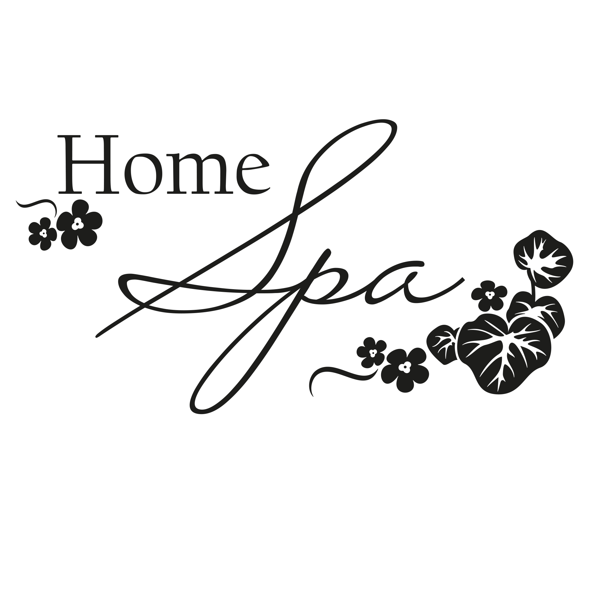 Wandtattoo „Home Spa“